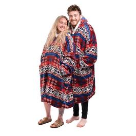 Country Club Sherpa Hoodie Hip Super Oversized Cosy Reversible