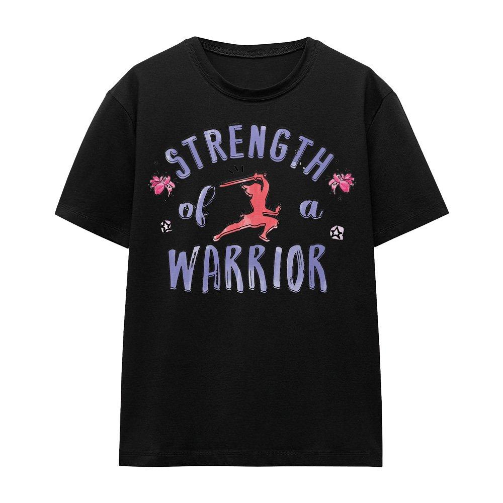 Black - Disney - Mulan Strength of a Warrior T-Shirt Black - 4