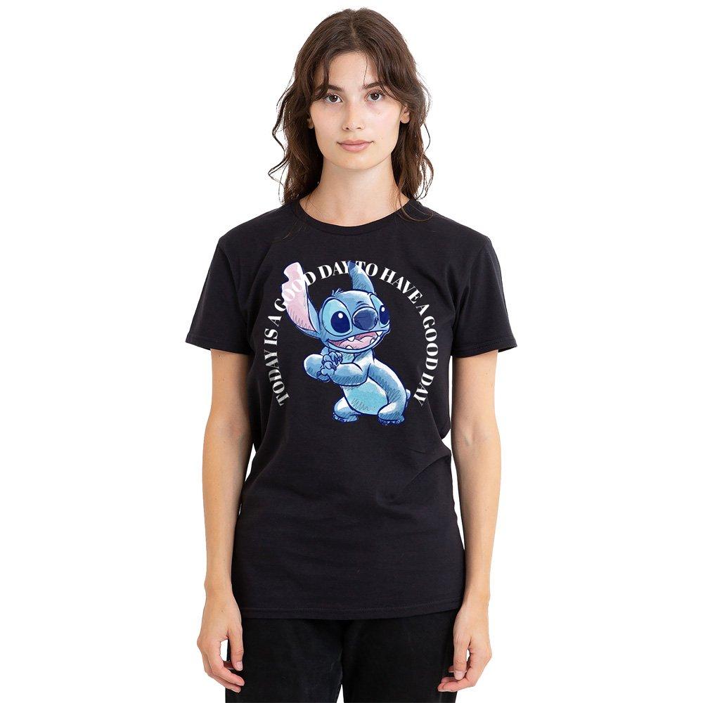 Black - Disney - Lilo Stitch Good Day T-Shirt Black - 1