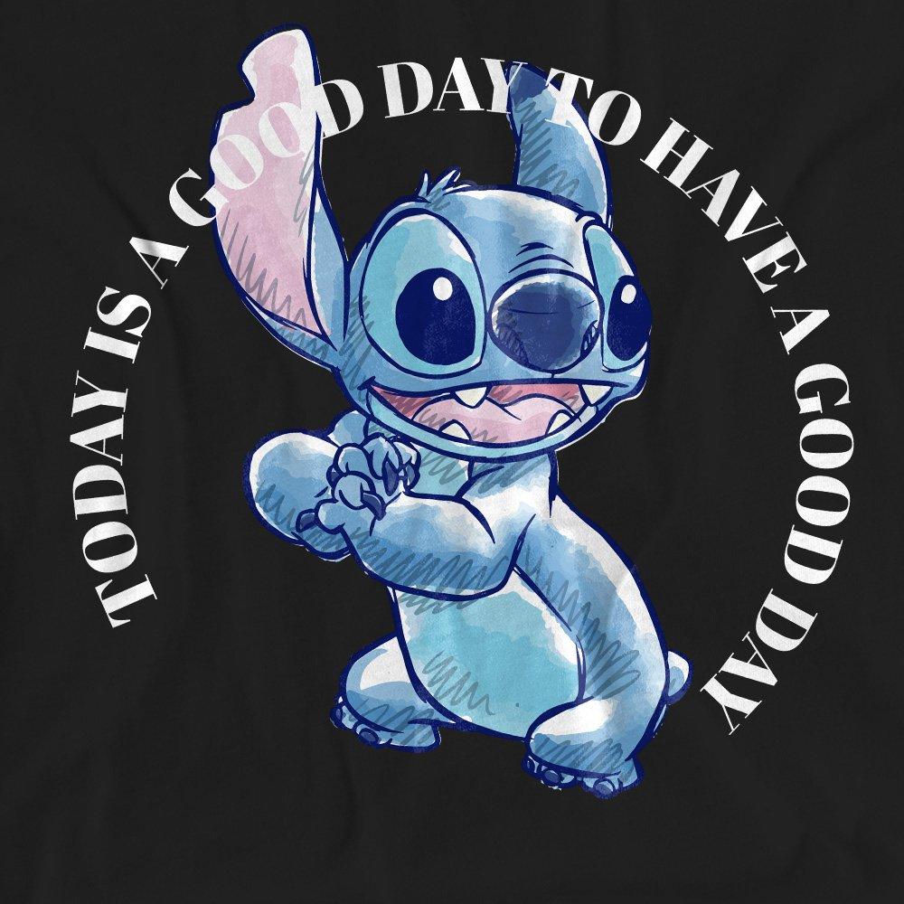 Black - Disney - Lilo Stitch Good Day T-Shirt Black - 2