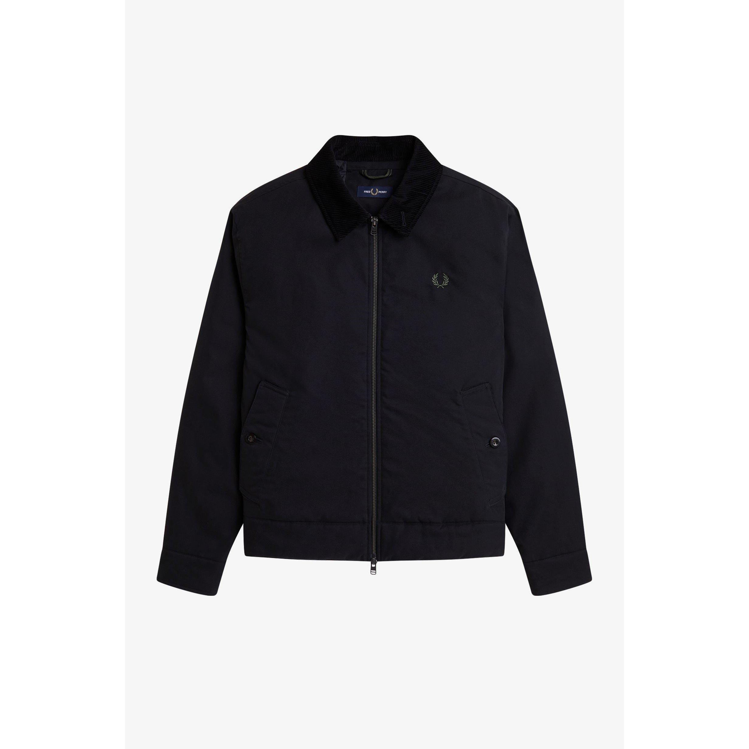 Black 184 - Fred Perry - Men's Caban Barn Jacket - 1