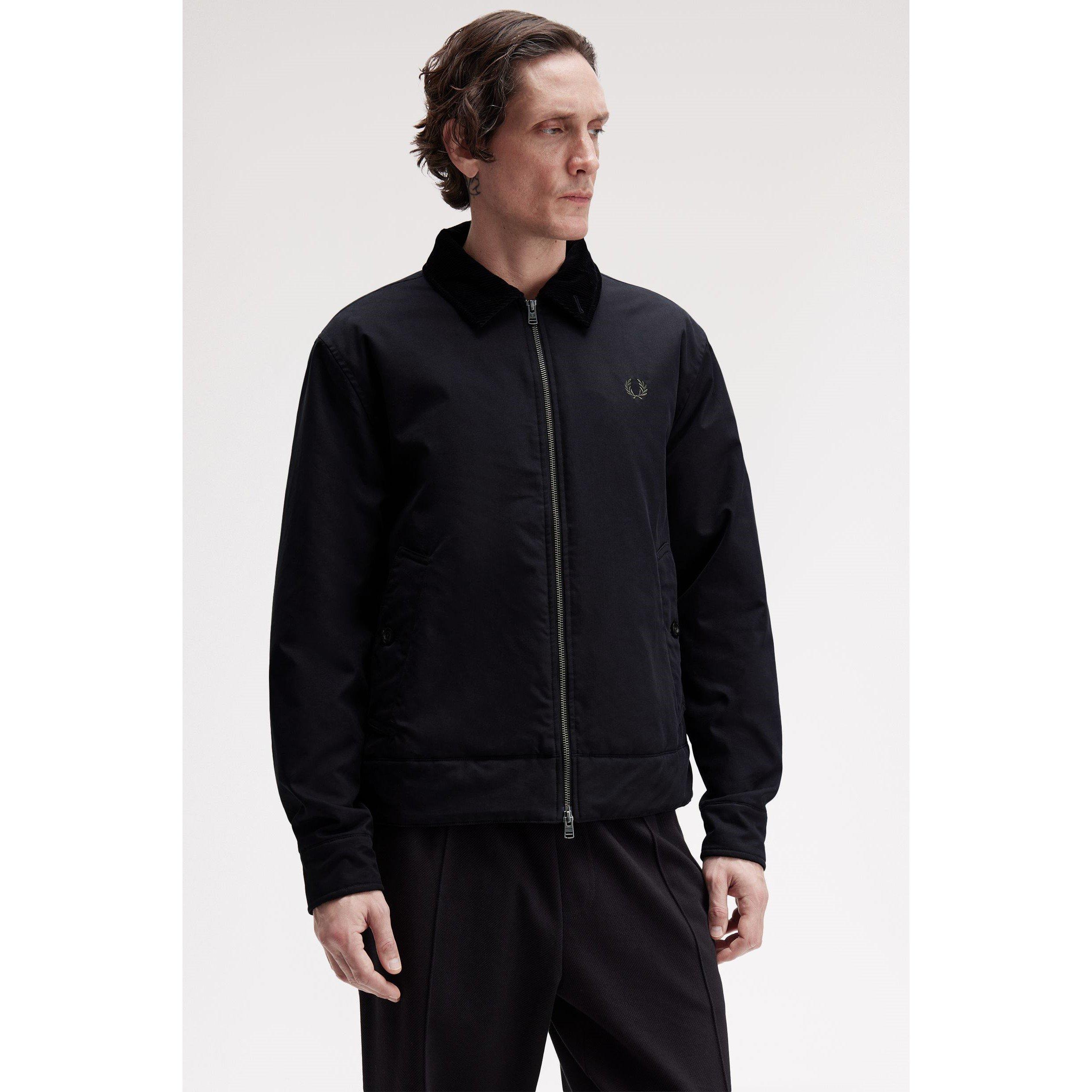 Black 184 - Fred Perry - Men's Caban Barn Jacket - 5