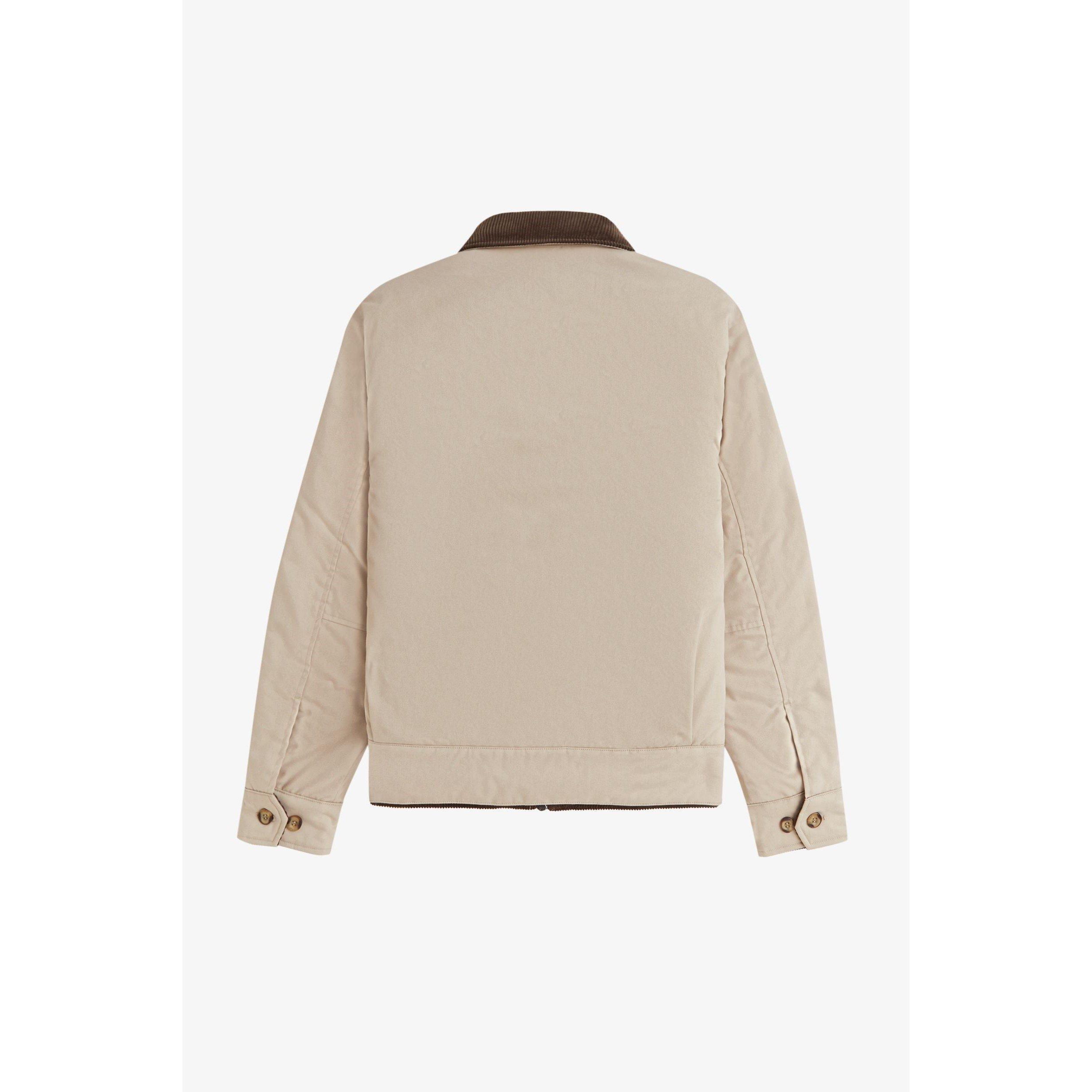 Warm Oat Z19 - Fred Perry - Men's Caban Barn Jacket - 2