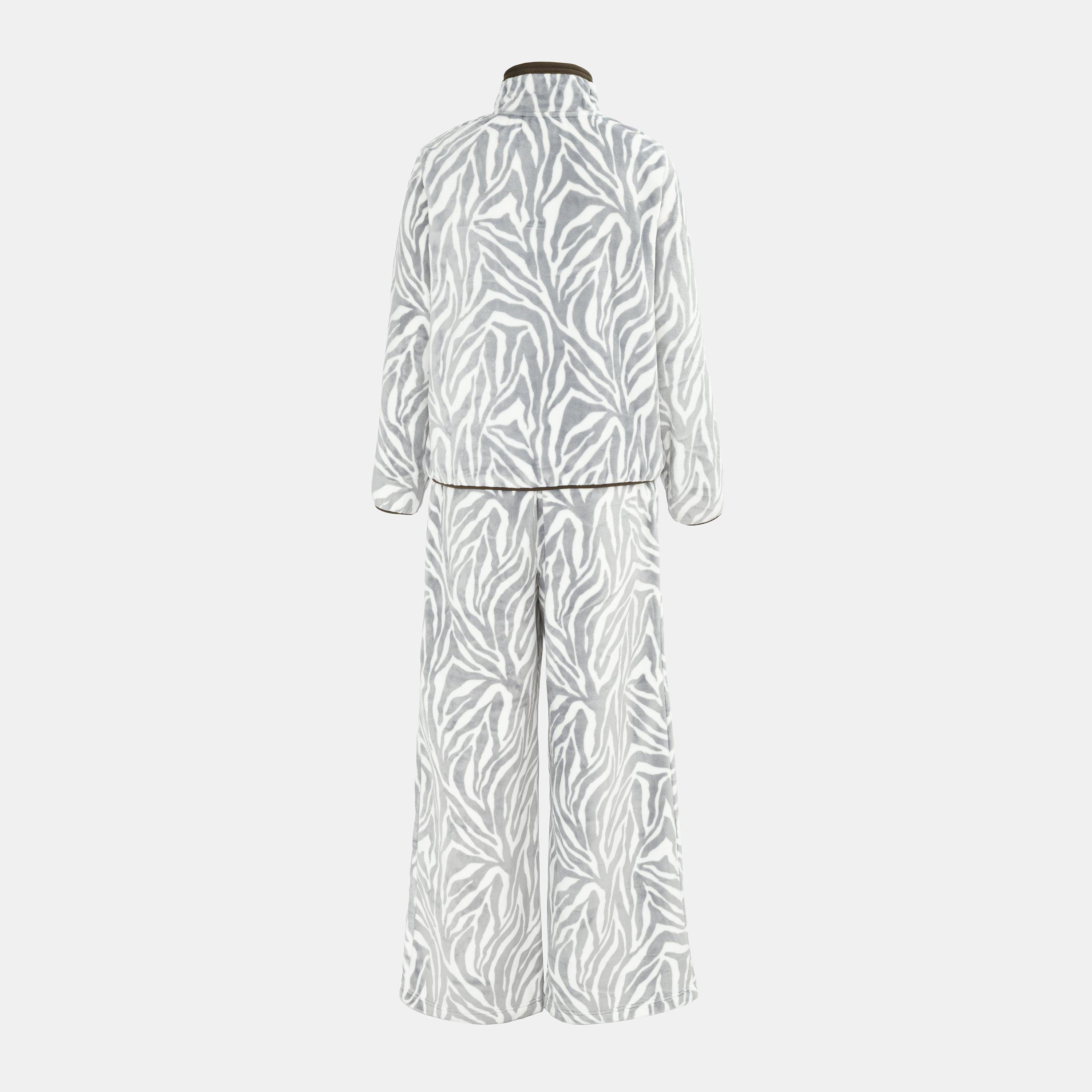 Zebra - Biba - Women's Fleece Pyjama Long-Sleeve Top - 2