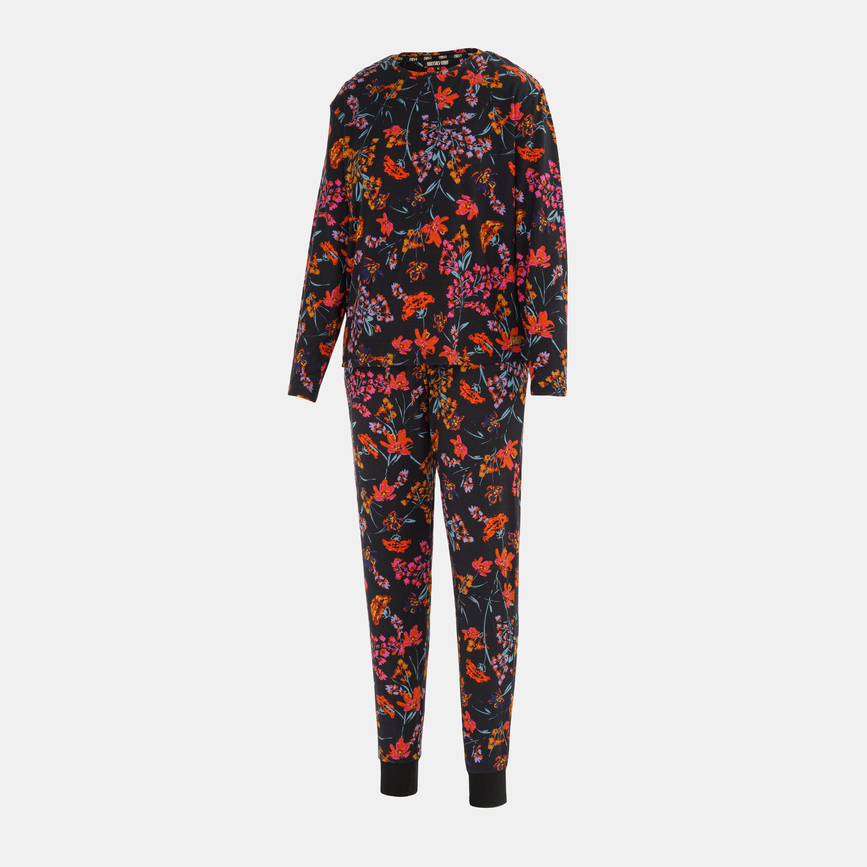 Floral - Biba - Women's Jersey Pyjama Long Sleeve Top - 3