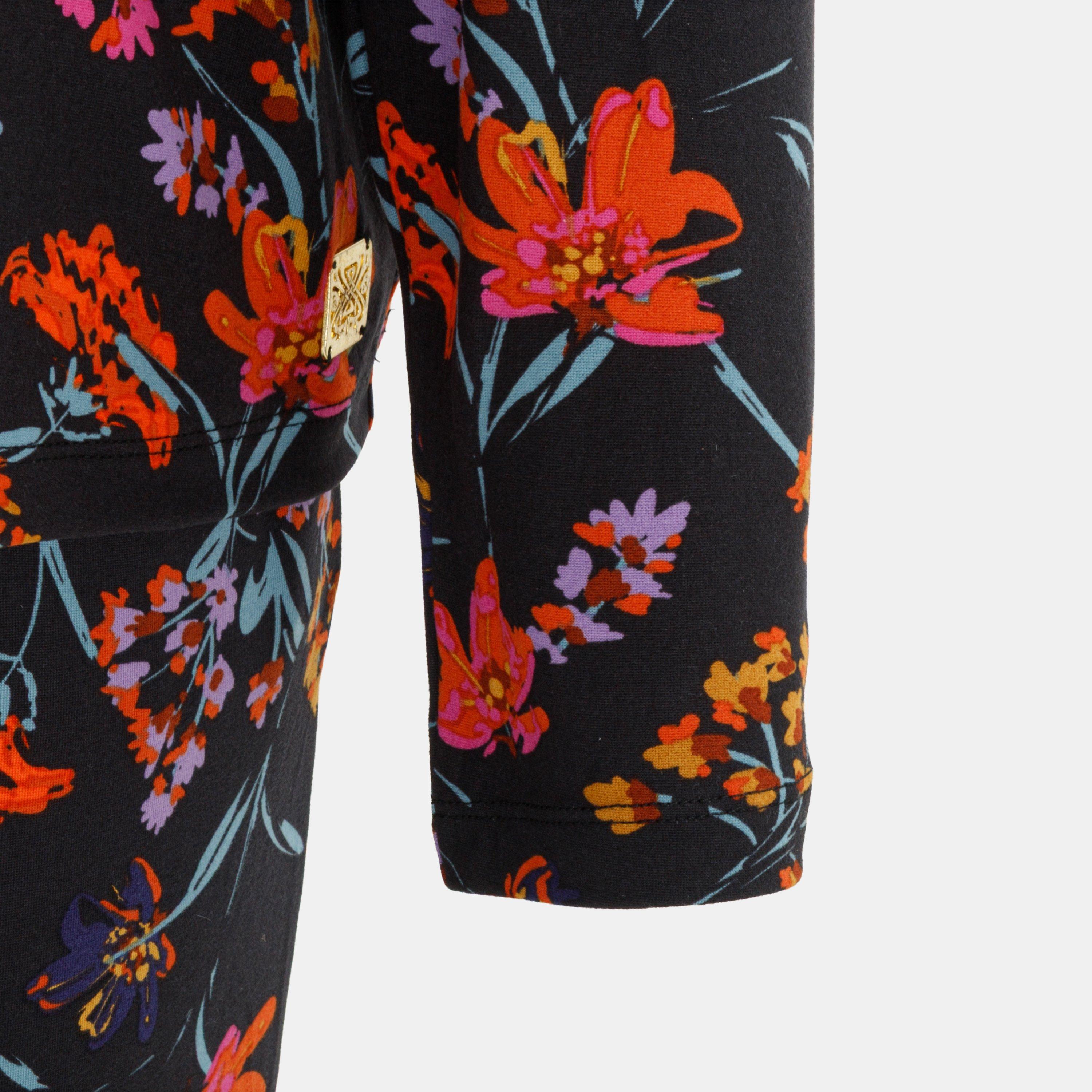 Floral - Biba - Women's Jersey Pyjama Long Sleeve Top - 4