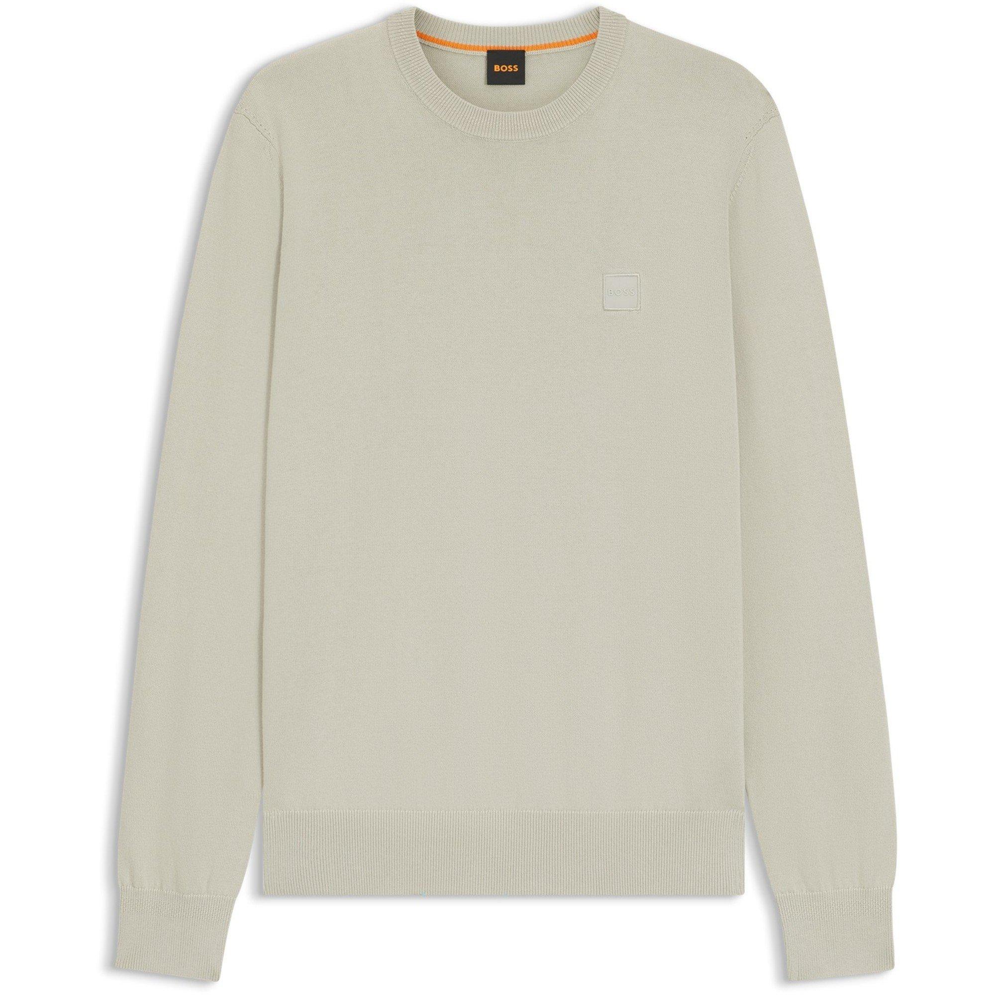 Boss Mens BOSS ORANGE Long Sleeve Crew Neck Jumper (Kanovano)