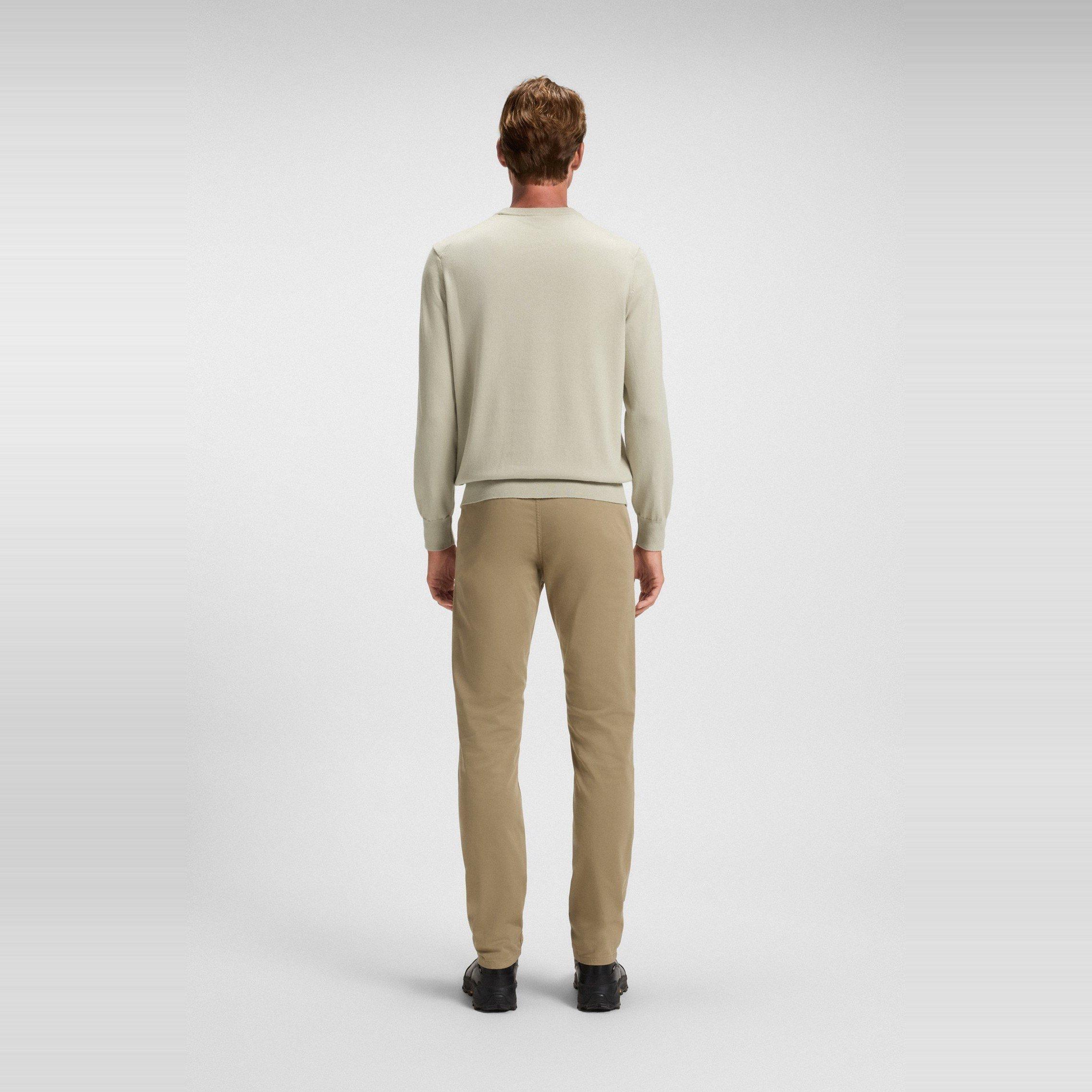Beige Chiaro 271 - Boss - Mens BOSS ORANGE Long Sleeve Crew Neck Jumper (Kanovano) - 3