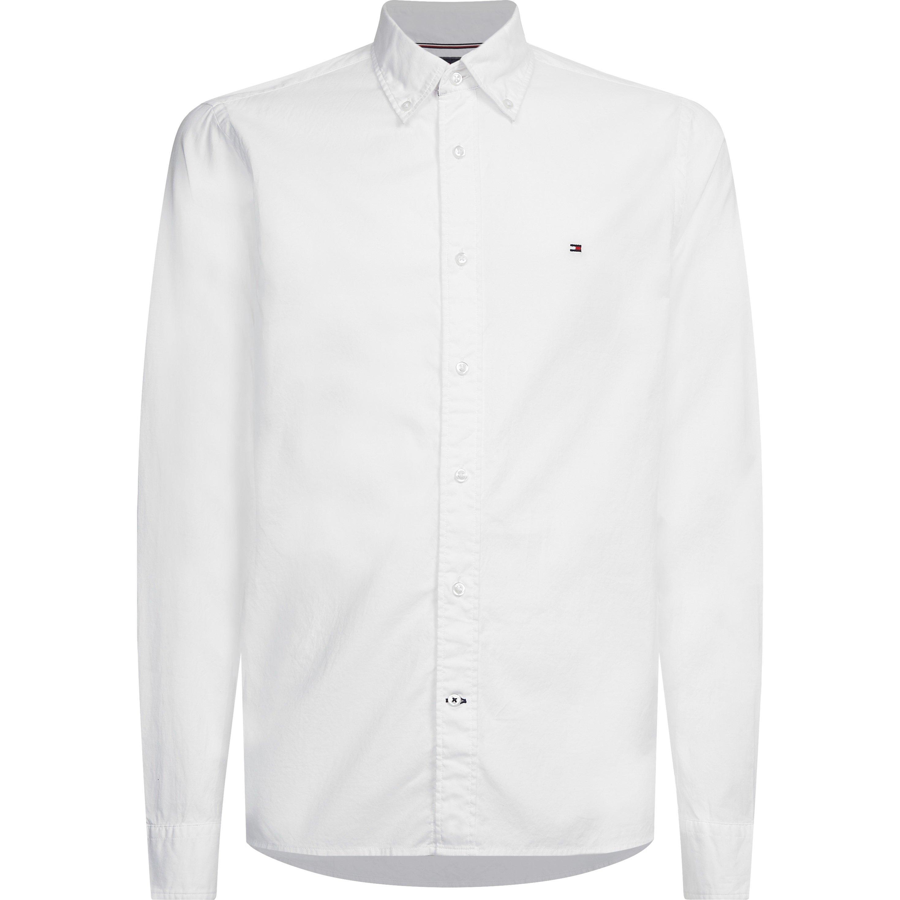 Witte YBR - Tommy Hilfiger - Core Flex Long Sleeve Poplin Shirt - 9
