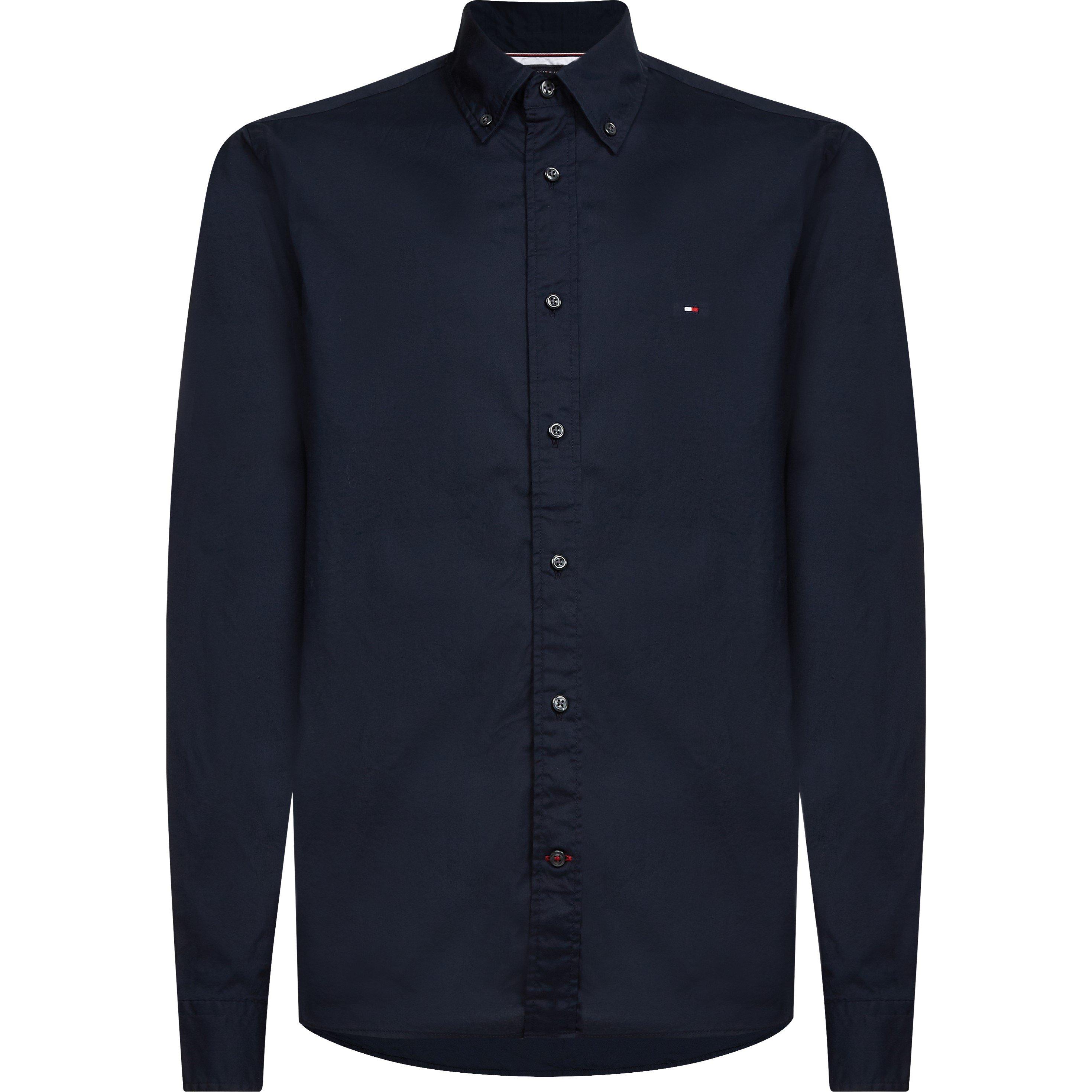 Tommy Hilfiger Core Flex Long Sleeve Poplin Shirt - Desert Sky DW5 - S