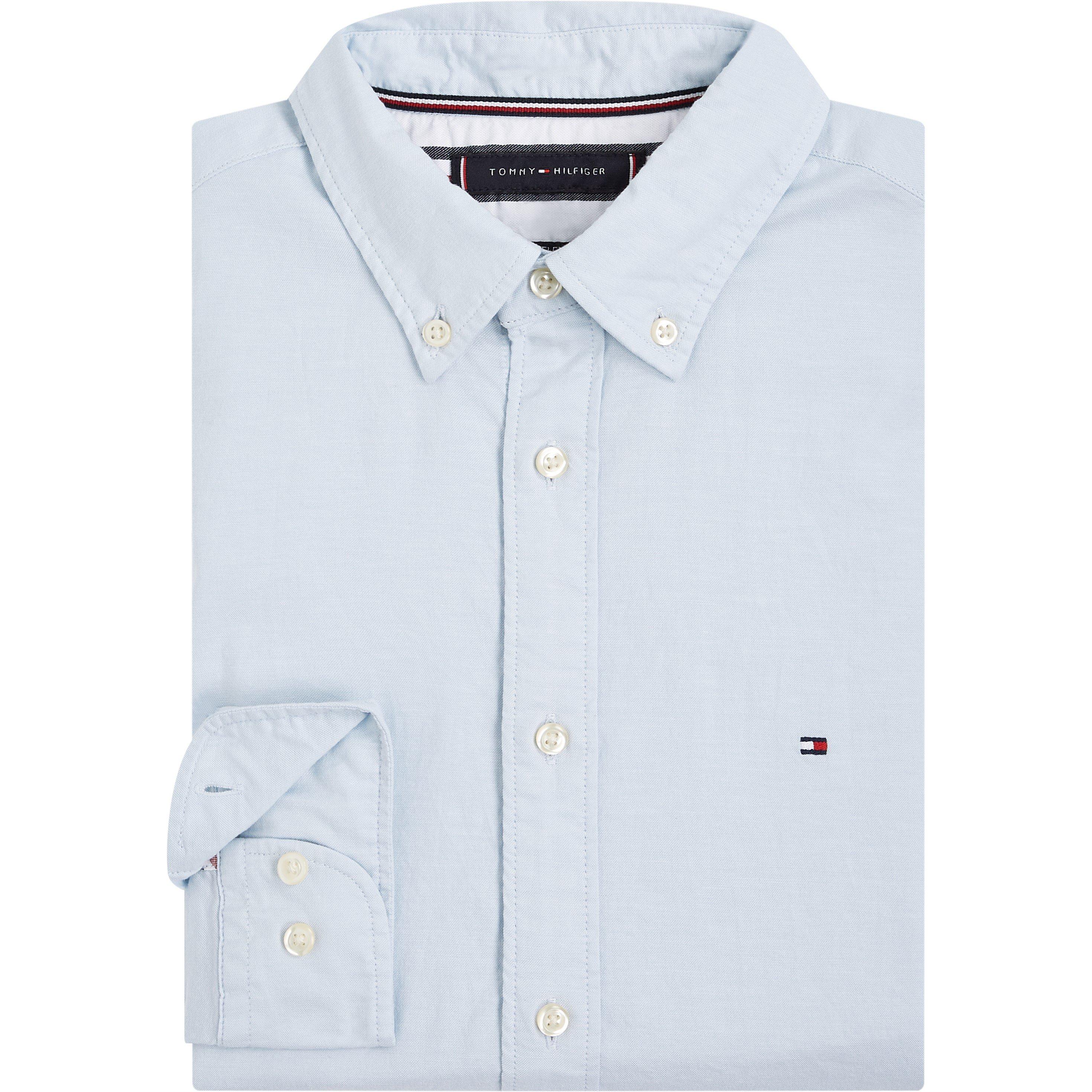 Blauw C1S - Tommy Hilfiger - Core 1985 Long Sleeve Oxford Shirt - 5