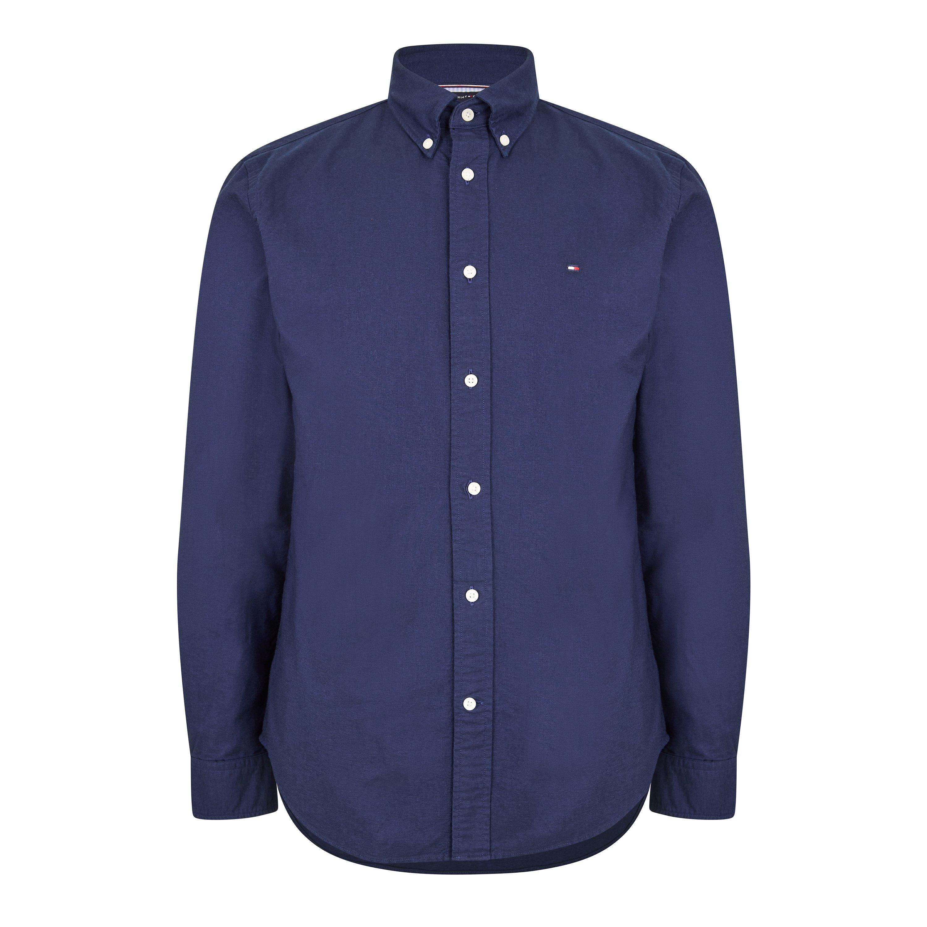 Tommy Hilfiger Core 1985 Long Sleeve Oxford Shirt - Desert Sky DW5 - S