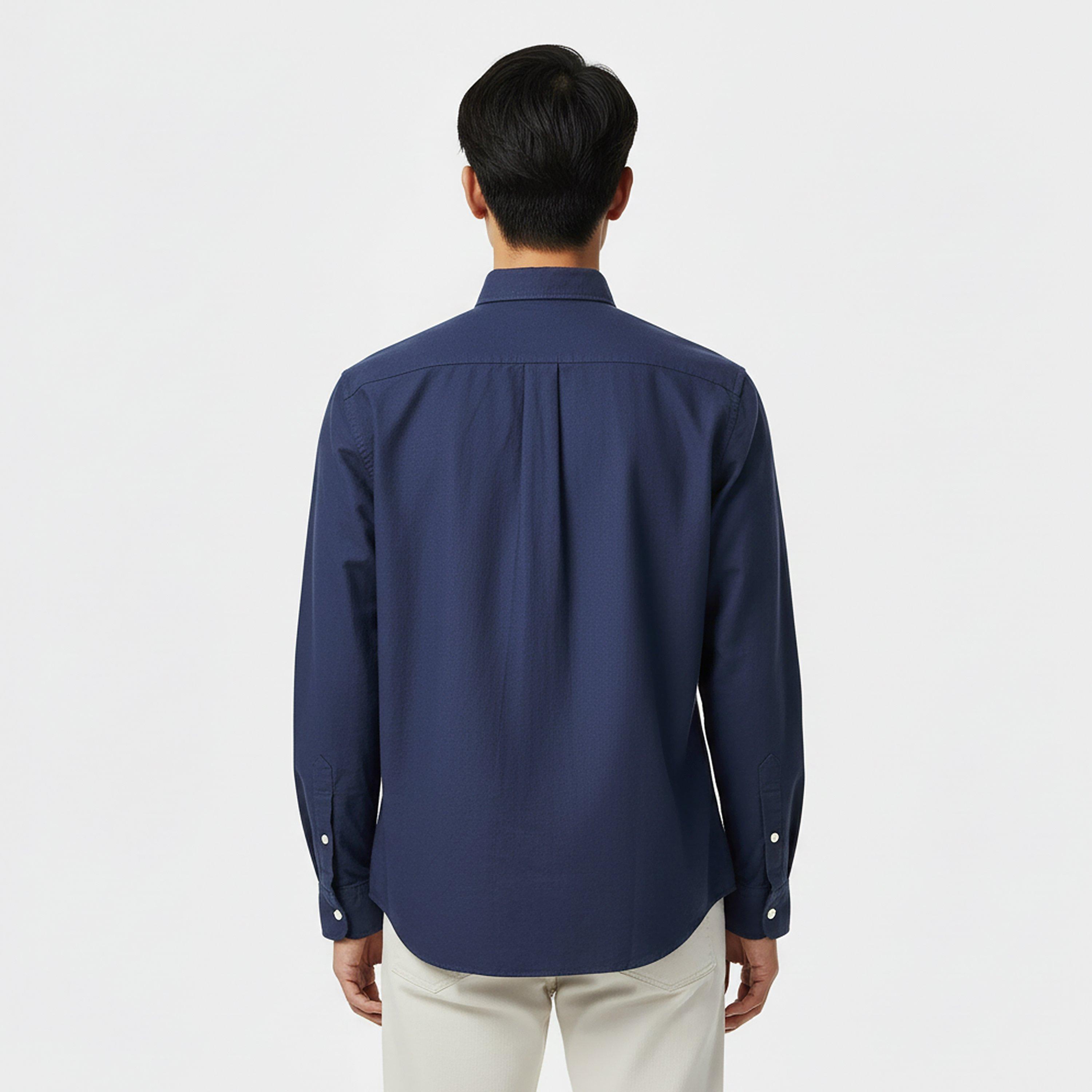 Desert Sky DW5 - Tommy Hilfiger - Core 1985 Long Sleeve Oxford Shirt - 4