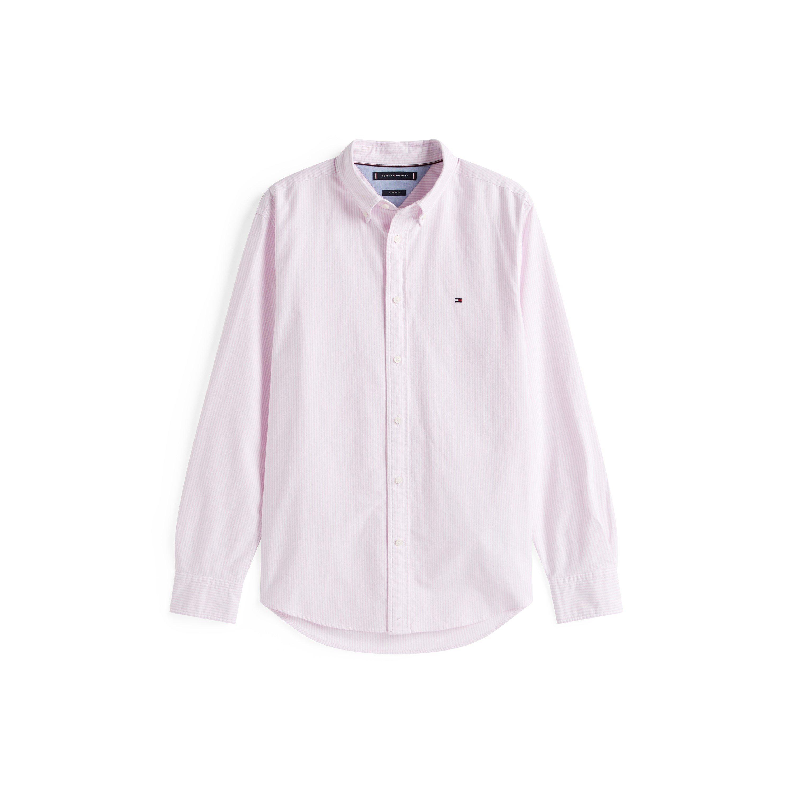 Tommy Hilfiger CORE 1985 FLEX OXFORD STRIPE SHIRT - Rose Petal 0D2 - S