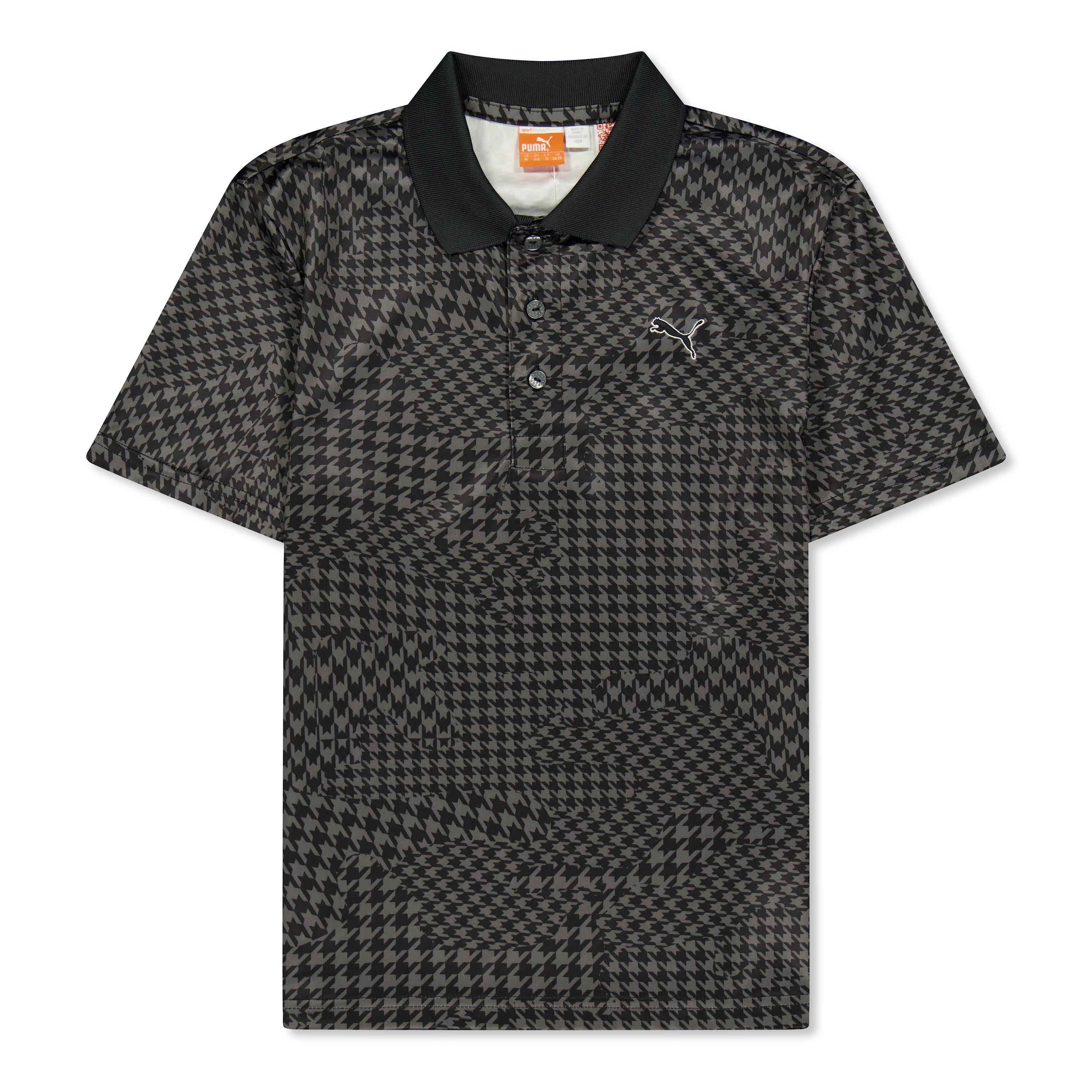 Black - Puma - (5) Boy New Wave Camo Polo Juniors - 1