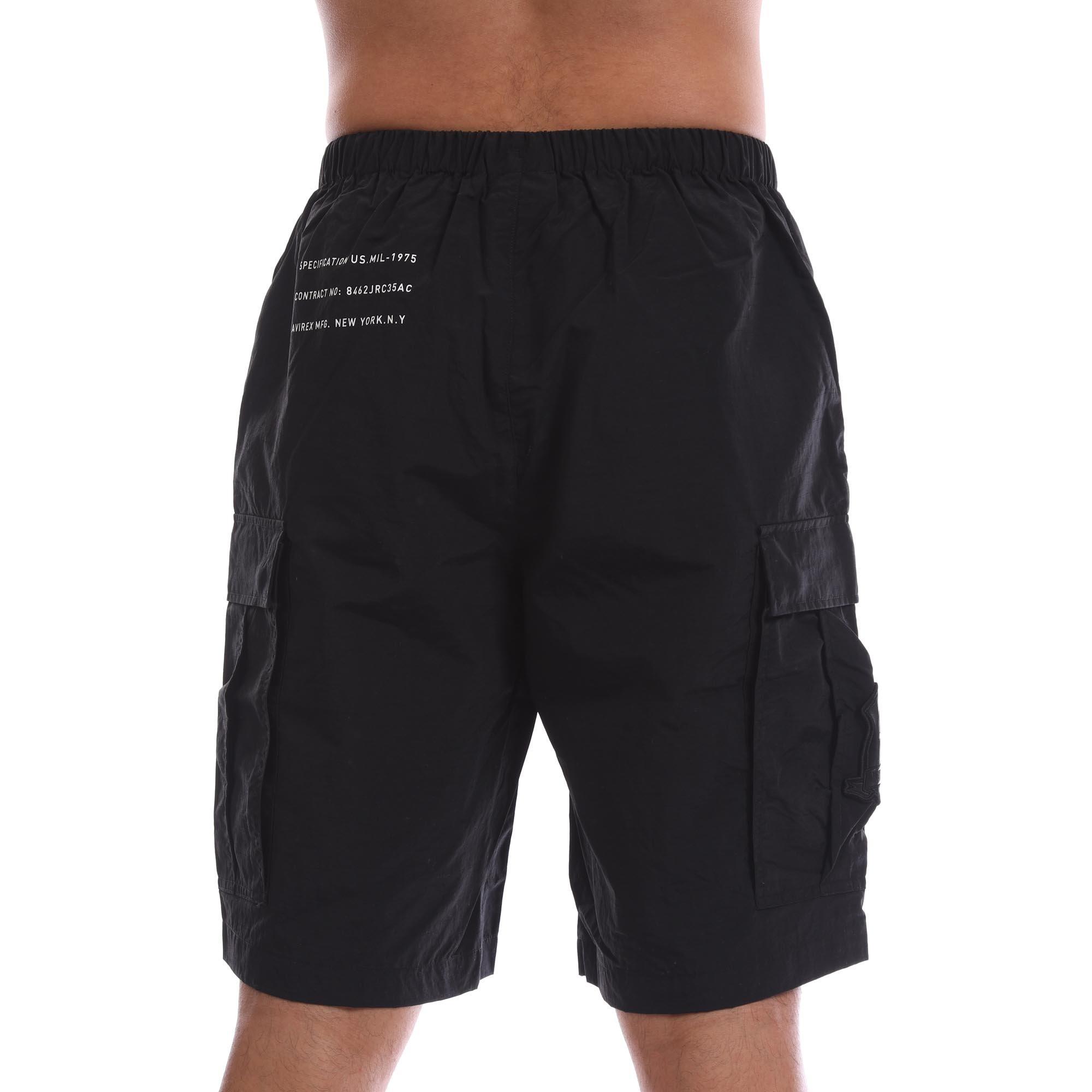 Black - Avirex - AVX Lux Cargo Shrt Sn99 - 3