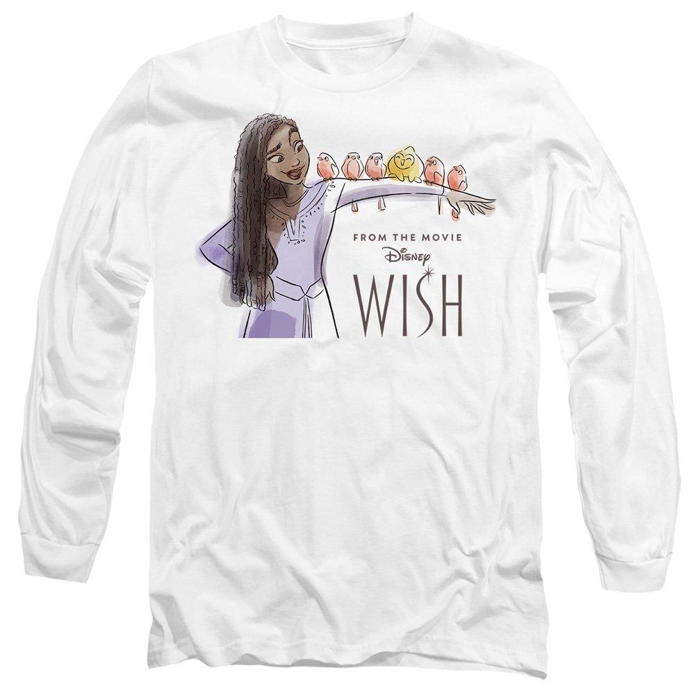 Disney Wish Asha And Friends Long Sleeve T-Shirt White