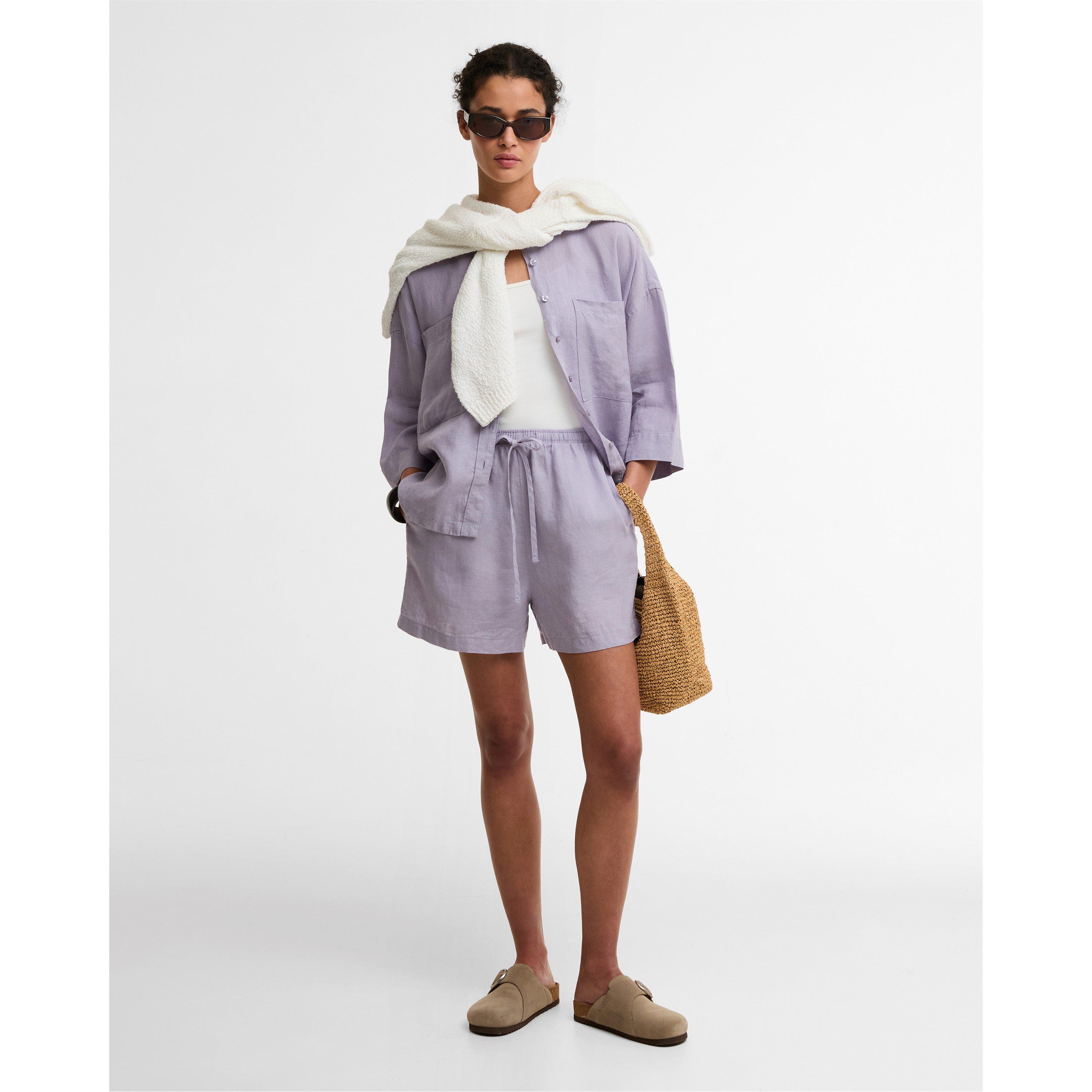 Heather Mist - Barbour - Women's Chino Shorts - 2