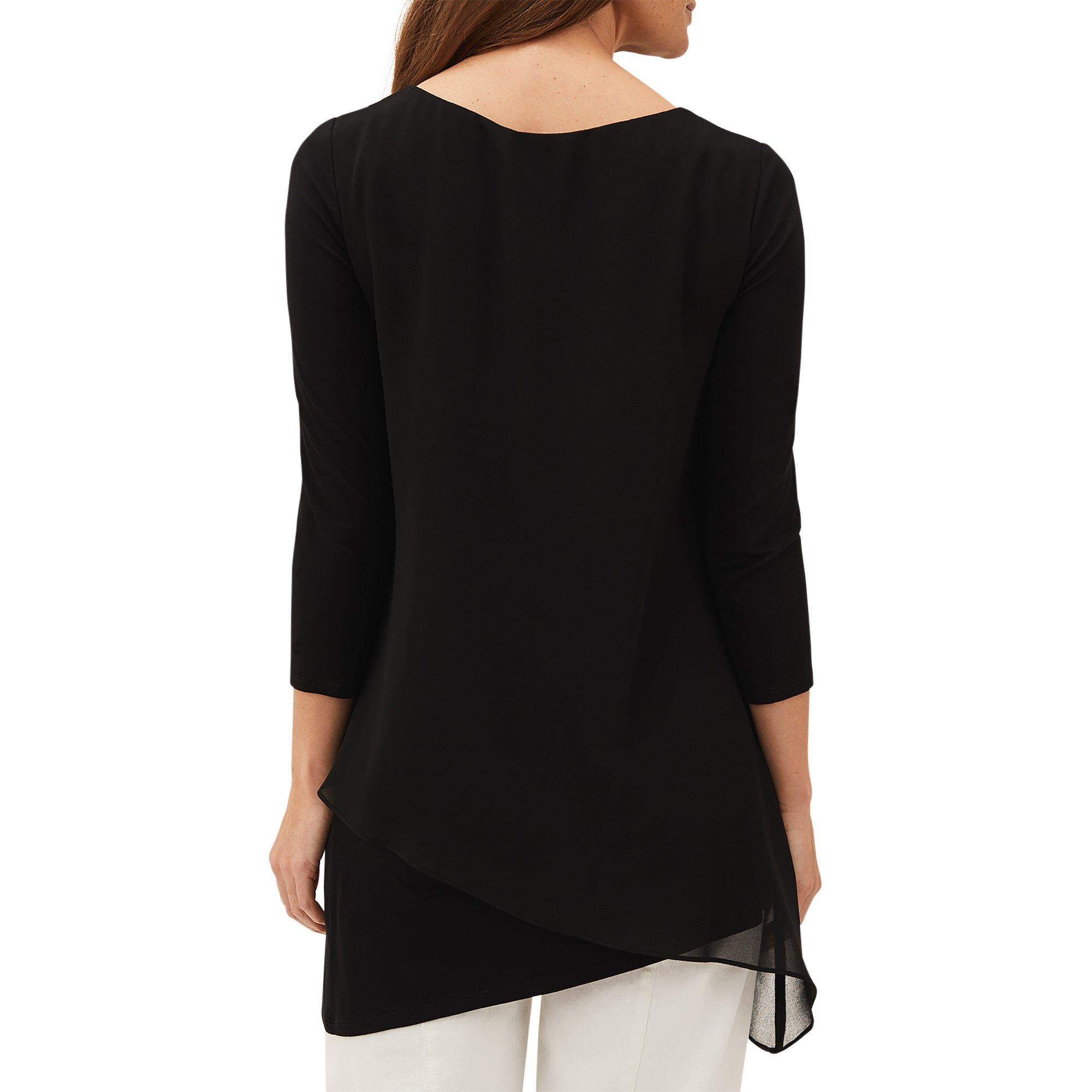 Black - Phase Eight - Mika Longline Top - 3