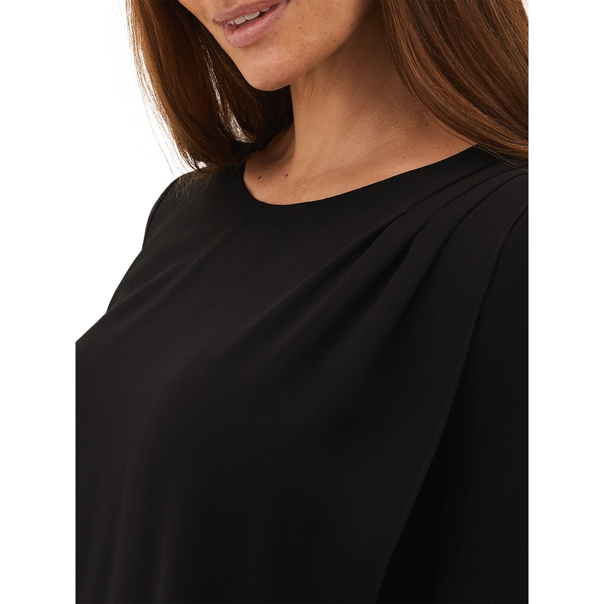 Black - Phase Eight - Mika Longline Top - 4