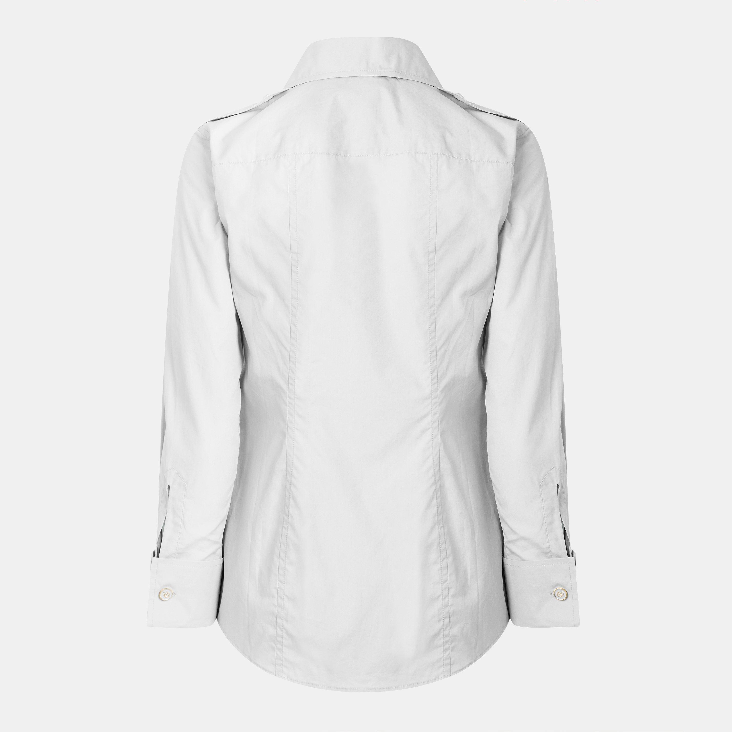 November - Gucci - Women's Long Sleeve Plain Shirt - 2