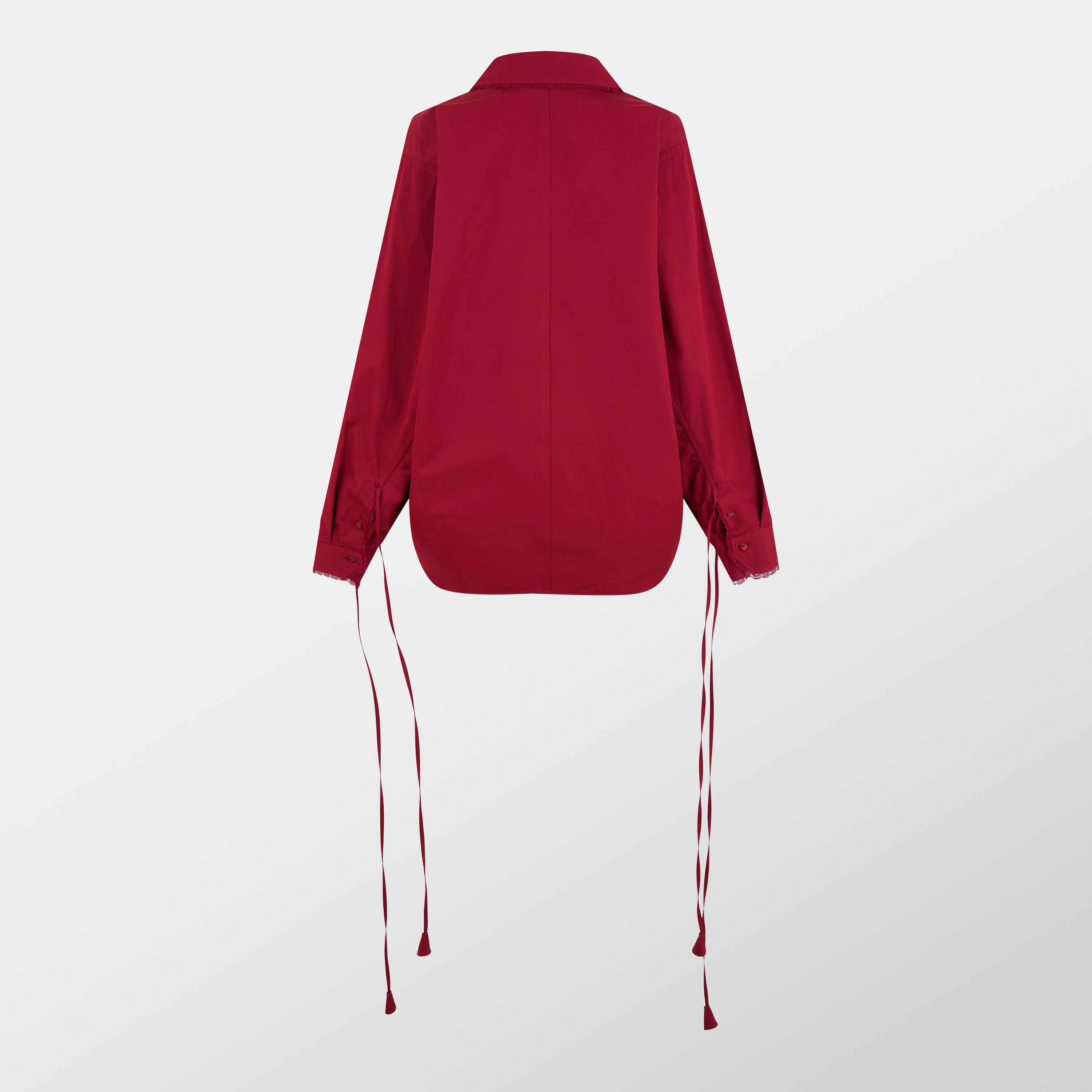 Rosso Ancora - Gucci - Cotton Poplin Shirt - 2