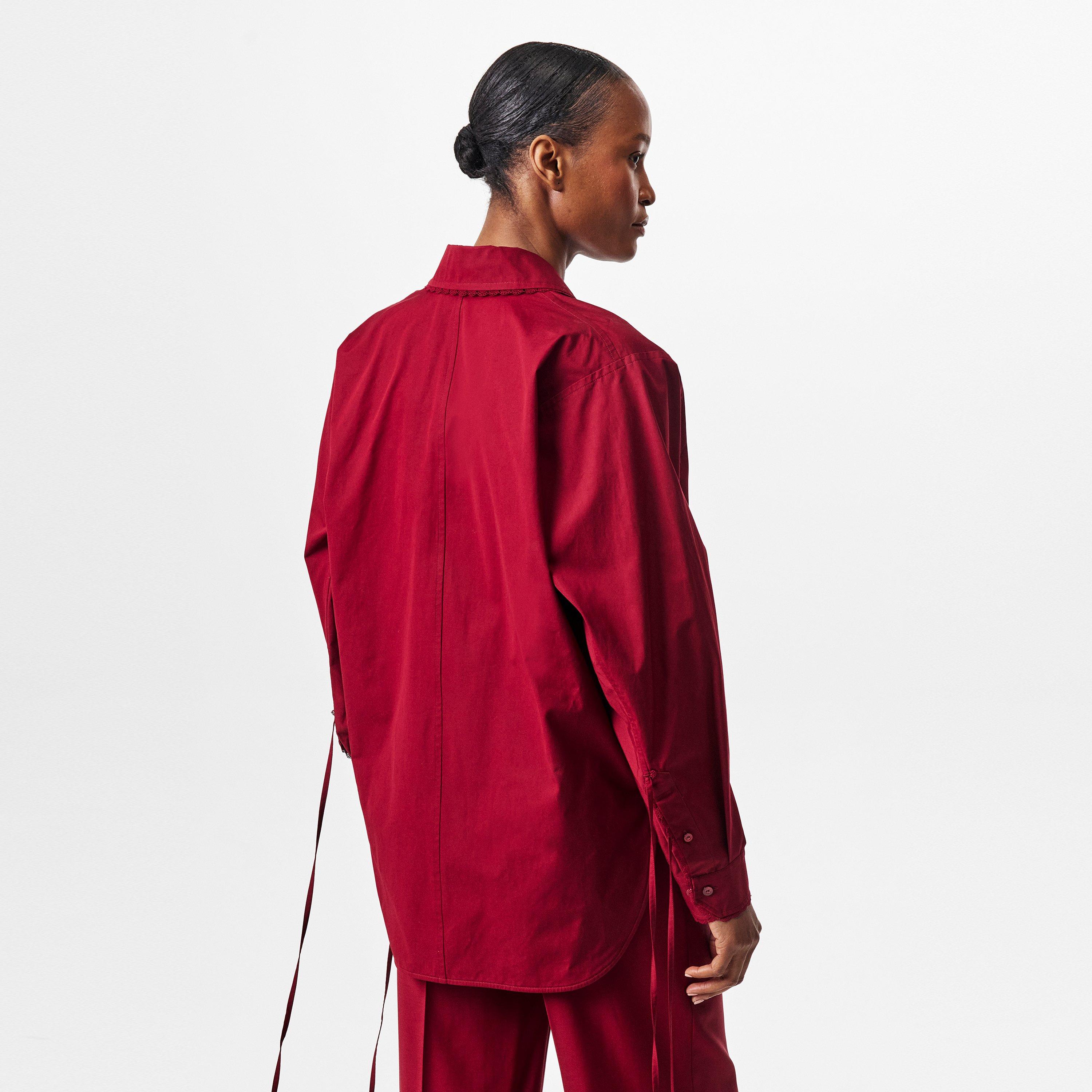 Rosso Ancora - Gucci - Cotton Poplin Shirt - 4