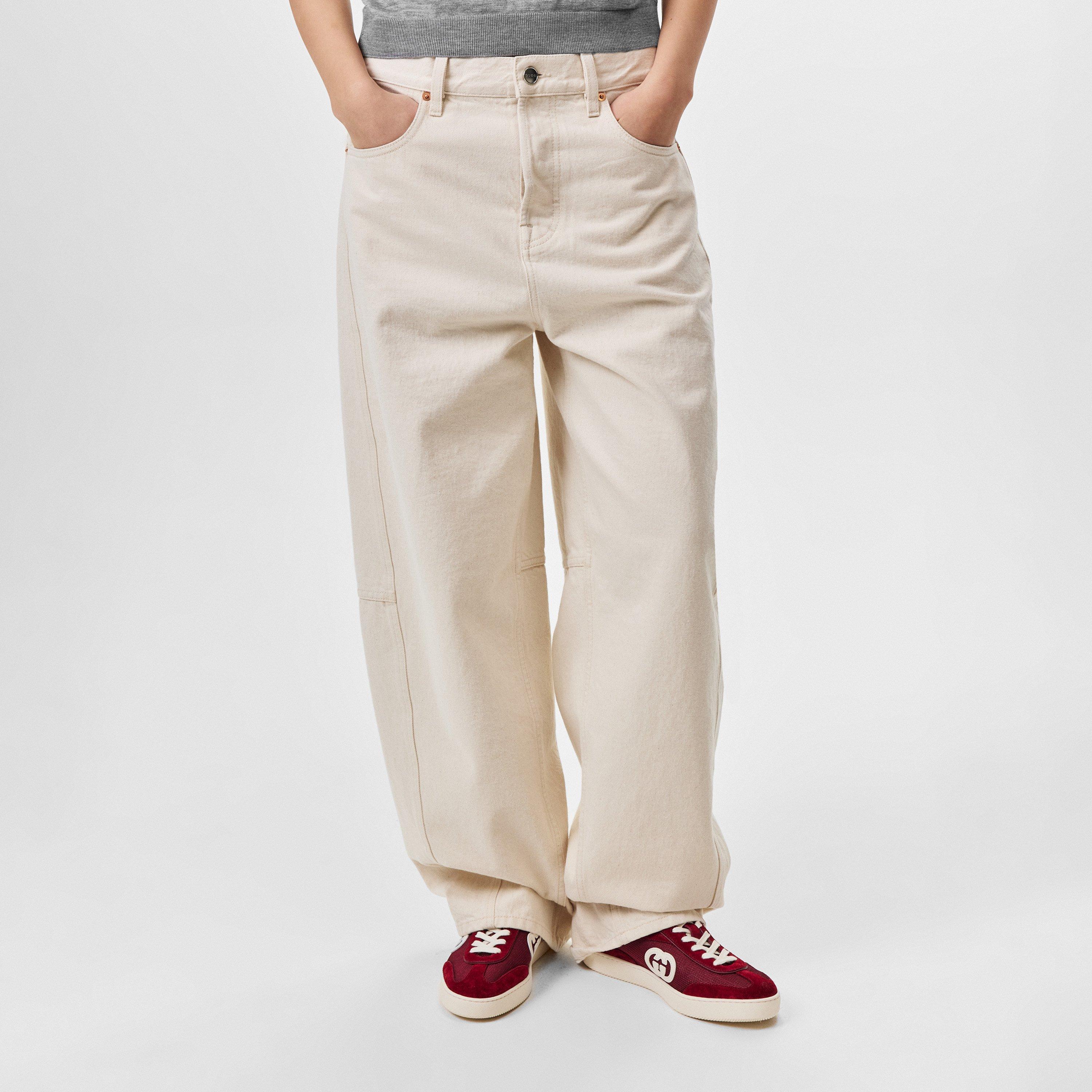 Beige/Ecru - Gucci - Flared Jeans - 3