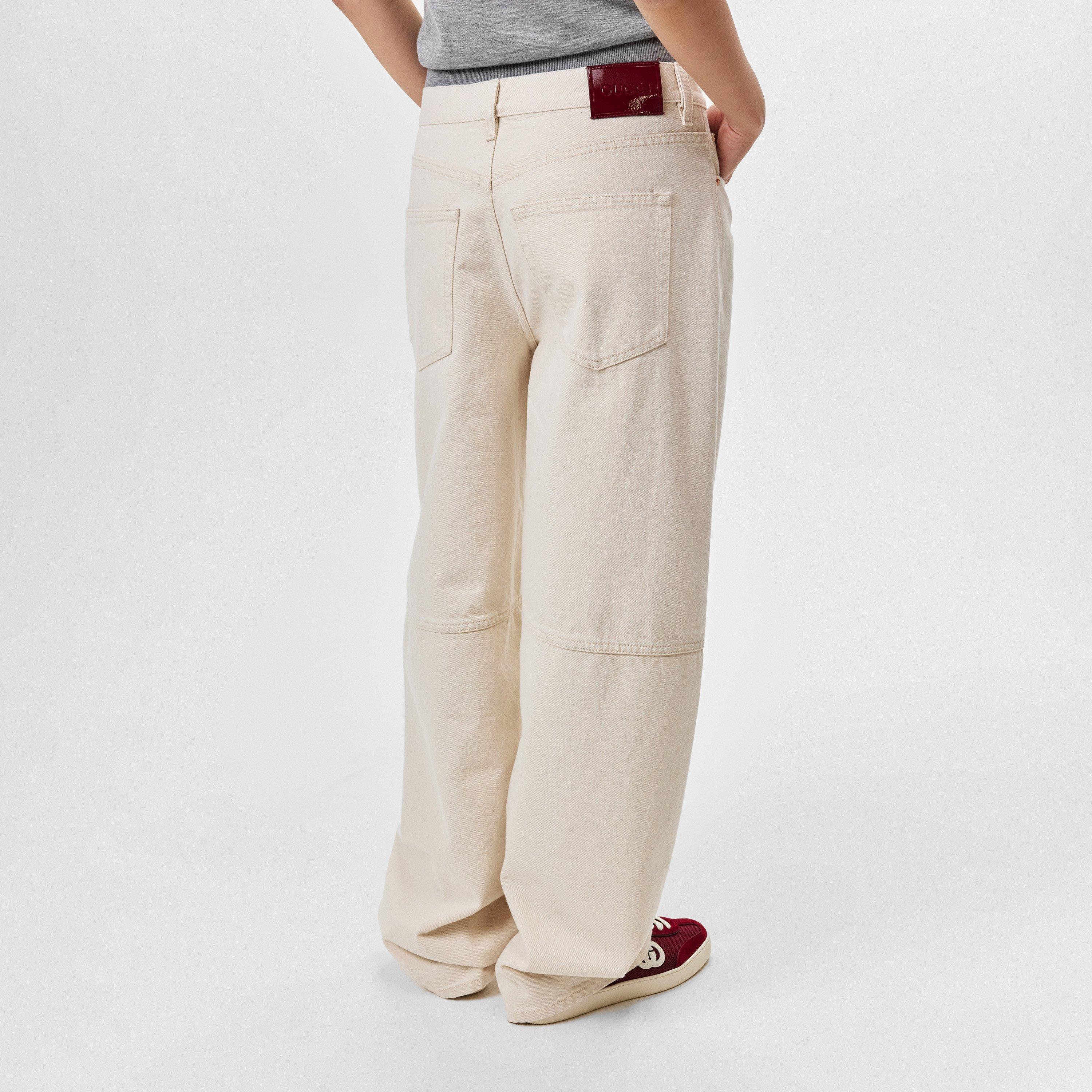 Beige/Ecru - Gucci - Flared Jeans - 4