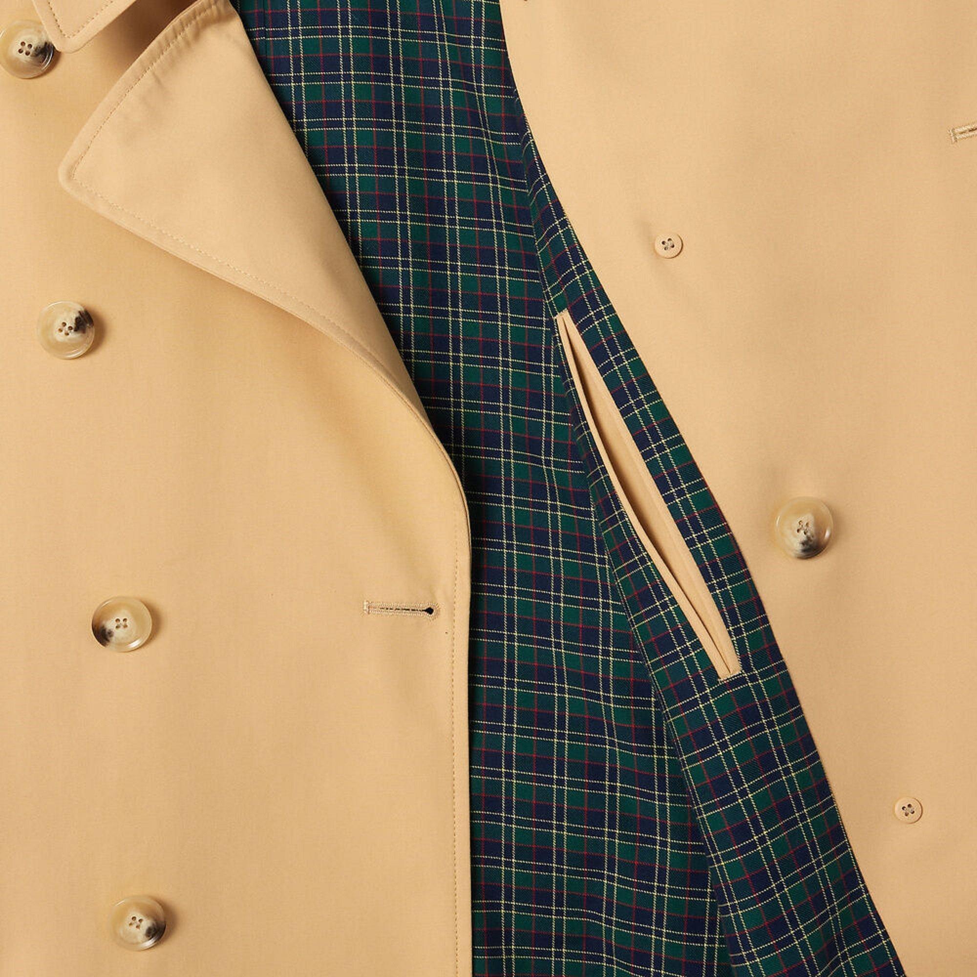 Croissant - Lacoste - Men's  Water-Resistant Double-Breasted Belted Trench Coat - 3