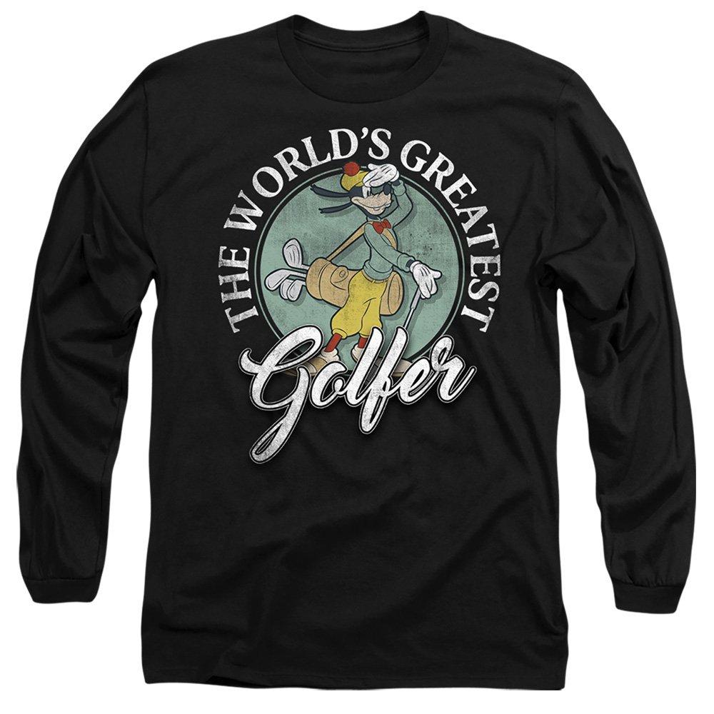 Black - Disney - Mickey & Friends Greatest Golfer Goofy Dad Long Sl - 1