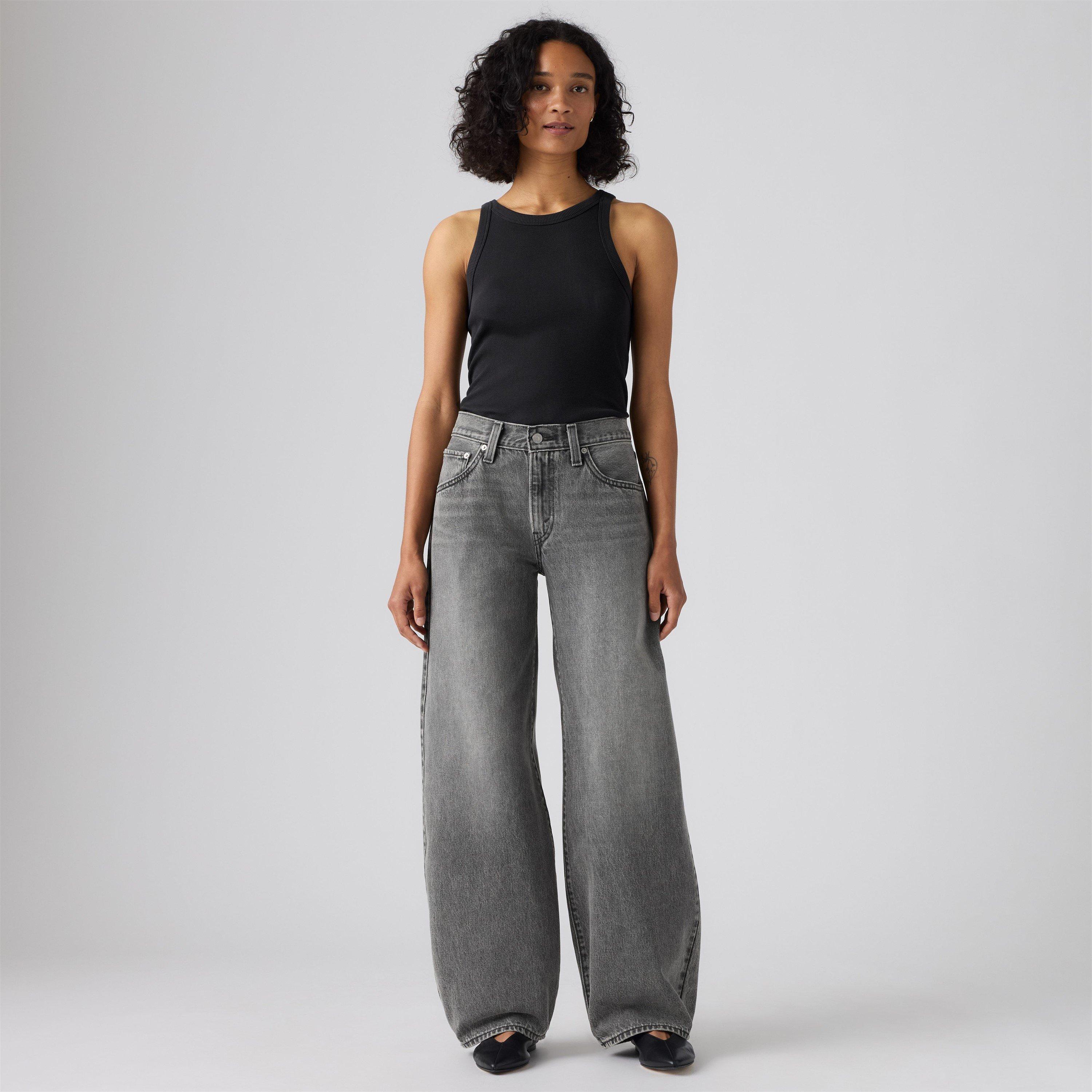 Disquiet Day - Levis - Women's Middy Balloon Cotton Wide Leg Jeans - 3