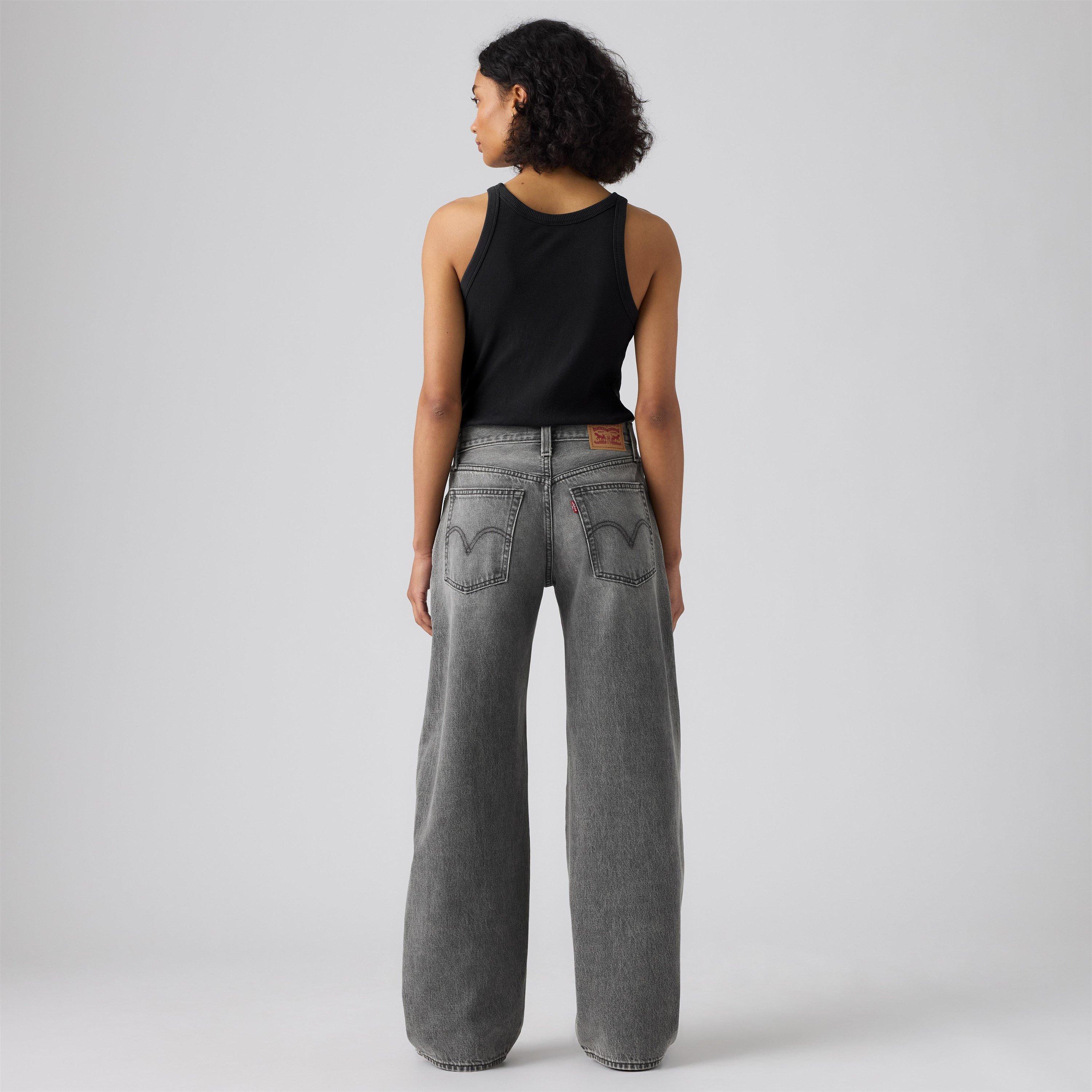 Disquiet Day - Levis - Women's Middy Balloon Cotton Wide Leg Jeans - 6
