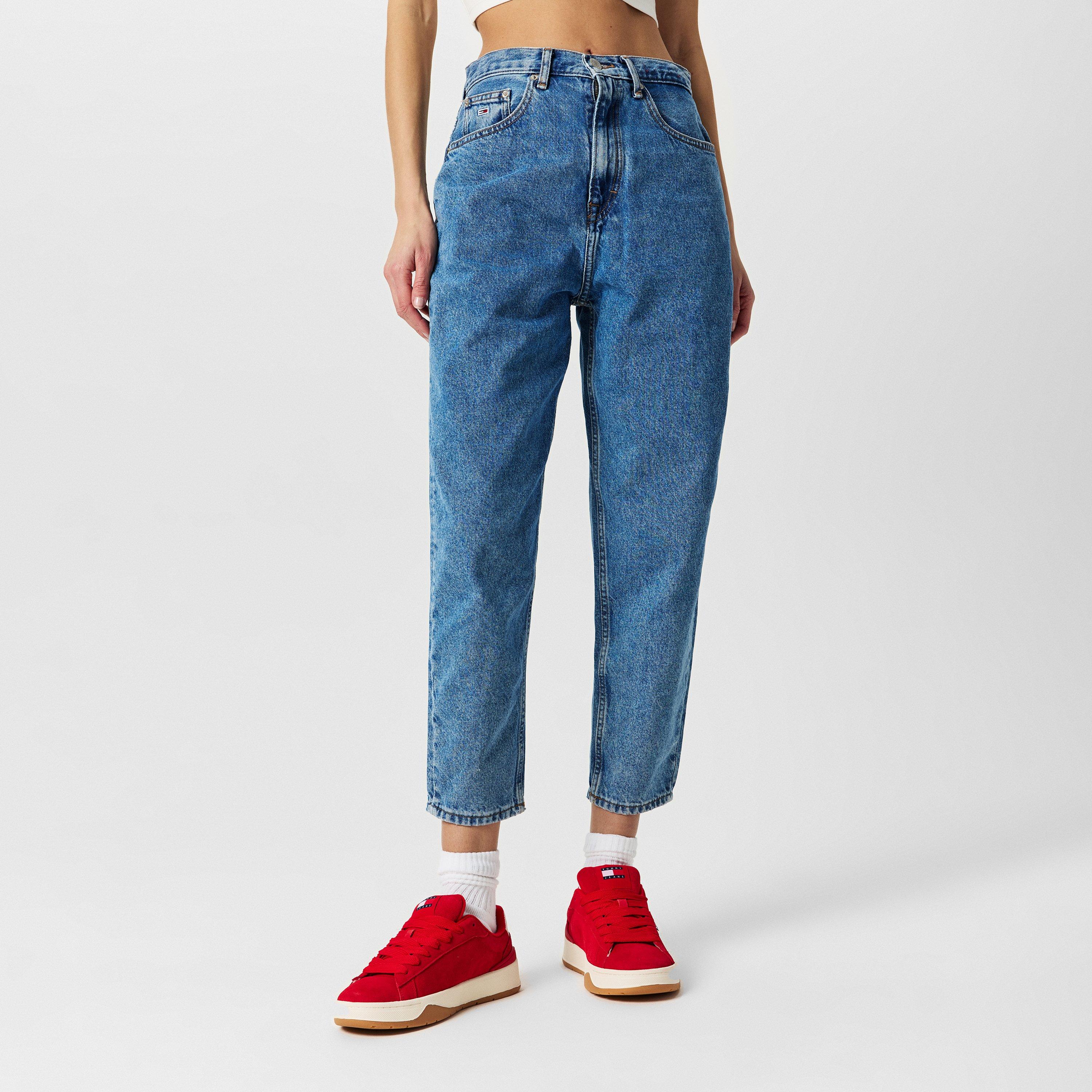 Lichtblauwe denim - Tommy Jeans - Tapered Mom Jeans - 3