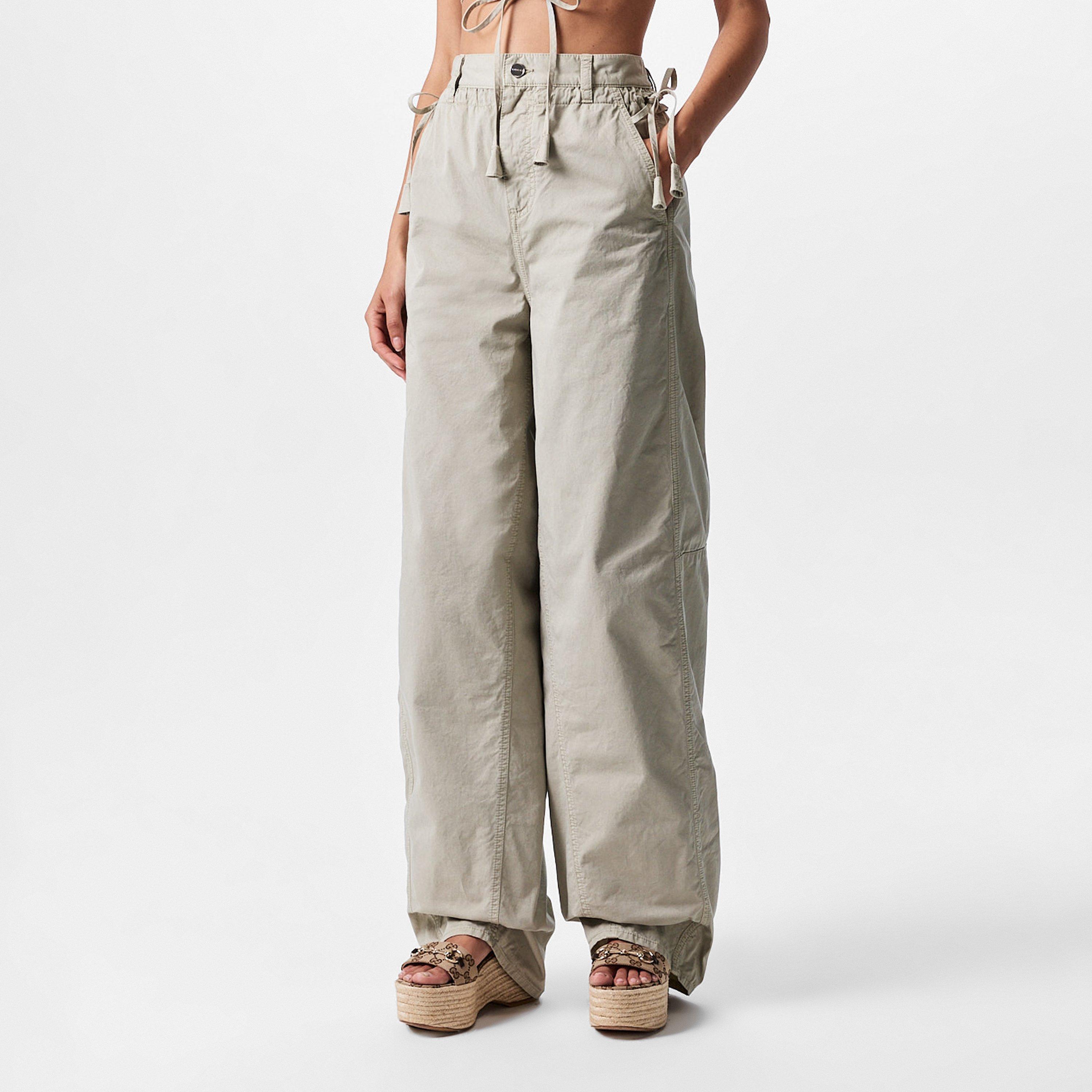Olive Leaf - Gucci - Straight Leg Trousers - 3