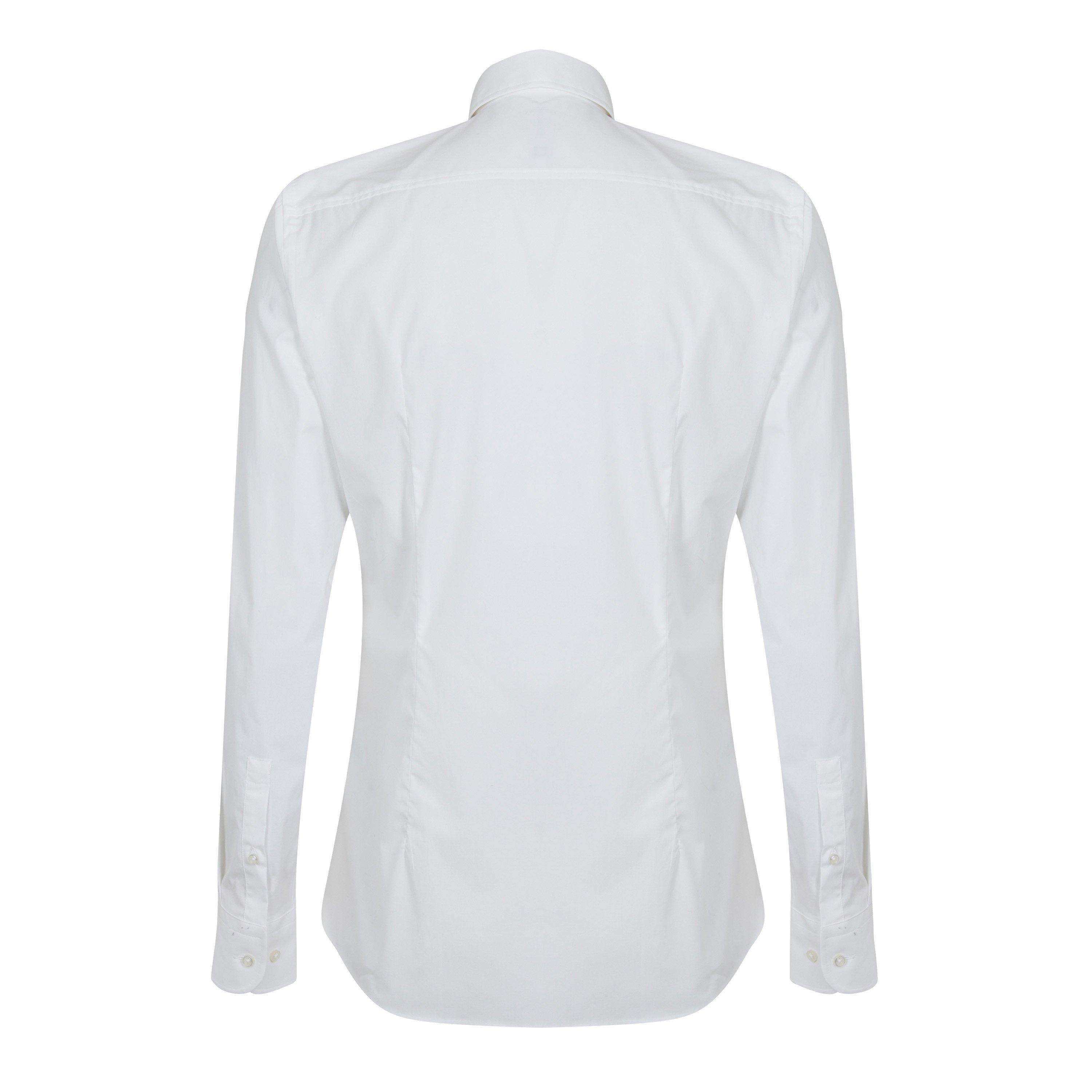 White 100 - Boss - Men's HBB Hank Long-Sleeve Shirt, Premium Poplin - 3