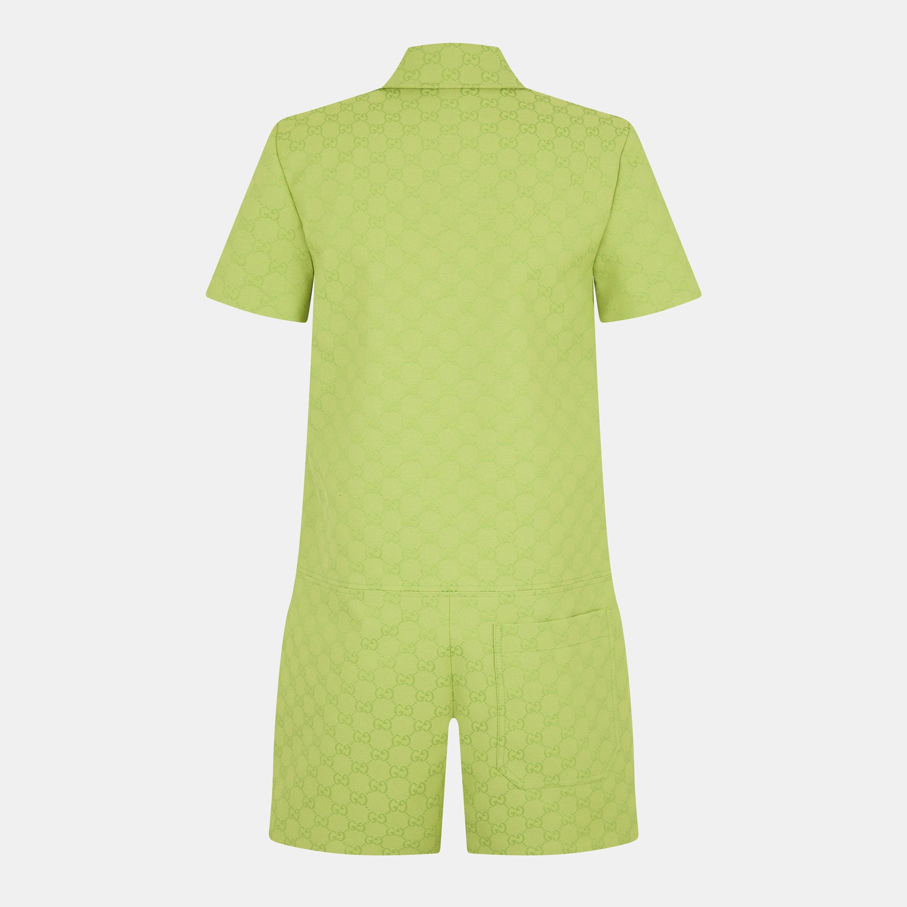Green Peas - Gucci - GG Canvas Jumpsuit - 2