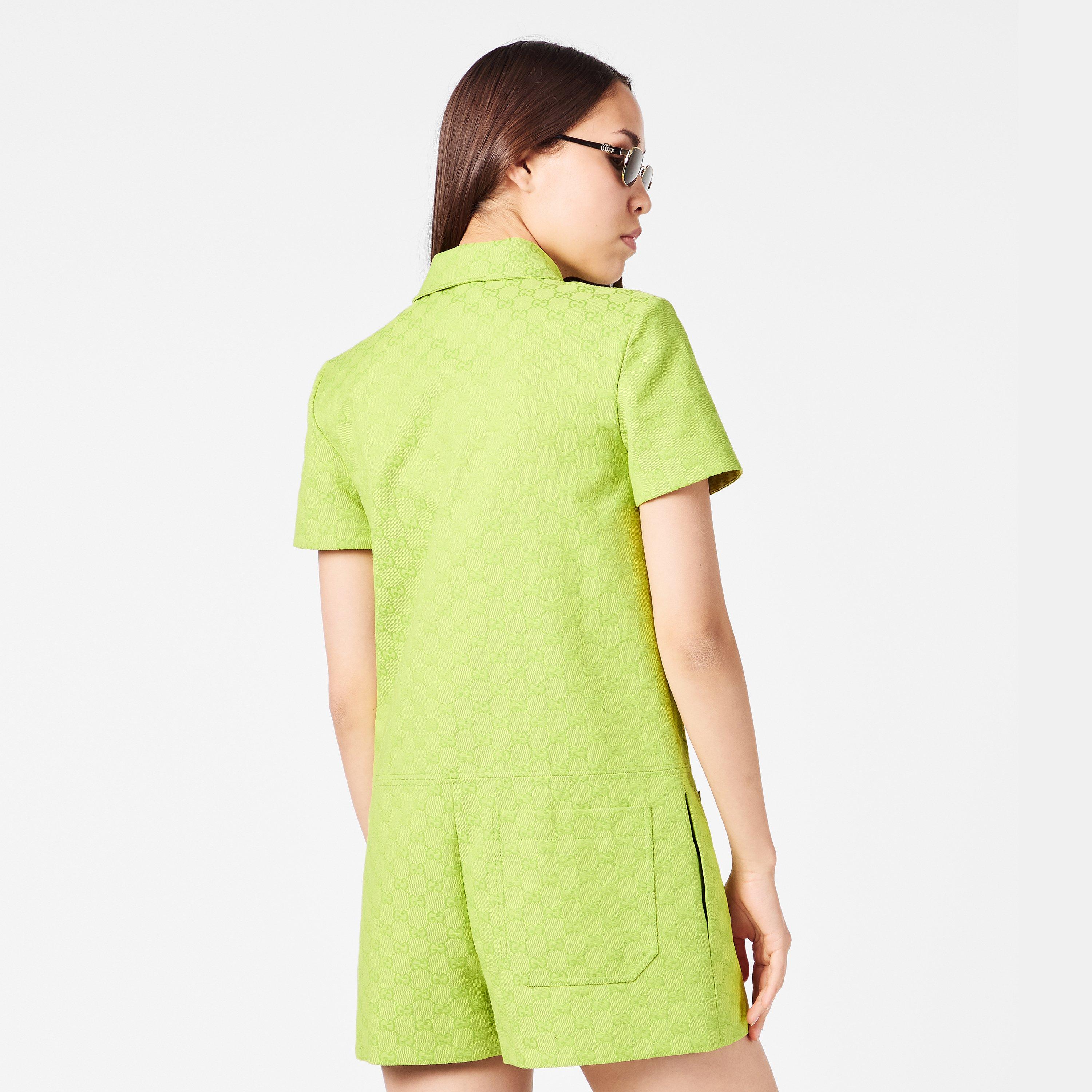 Green Peas - Gucci - GG Canvas Jumpsuit - 4
