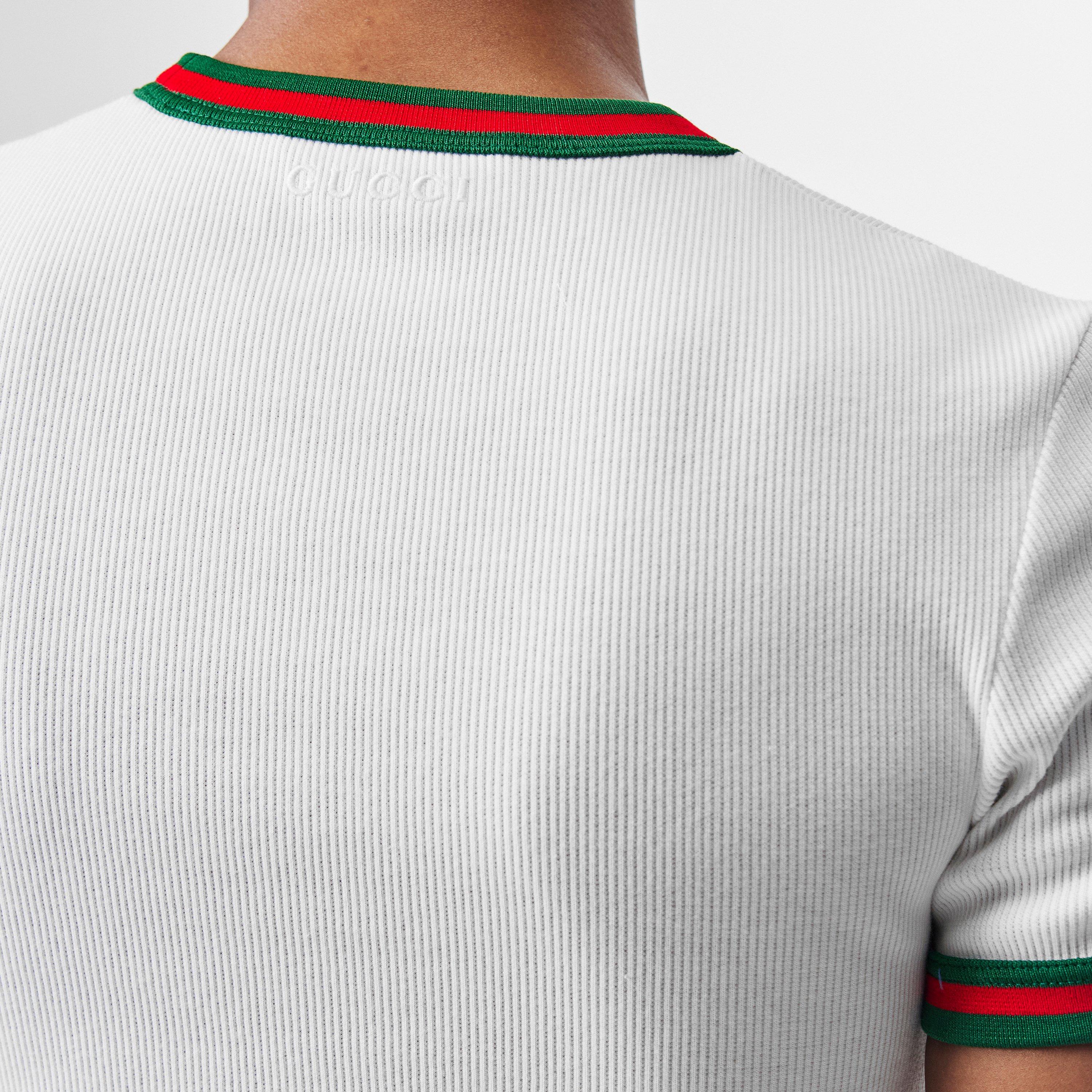 White/Mix - Gucci - Web Trim T-Shirt - 5