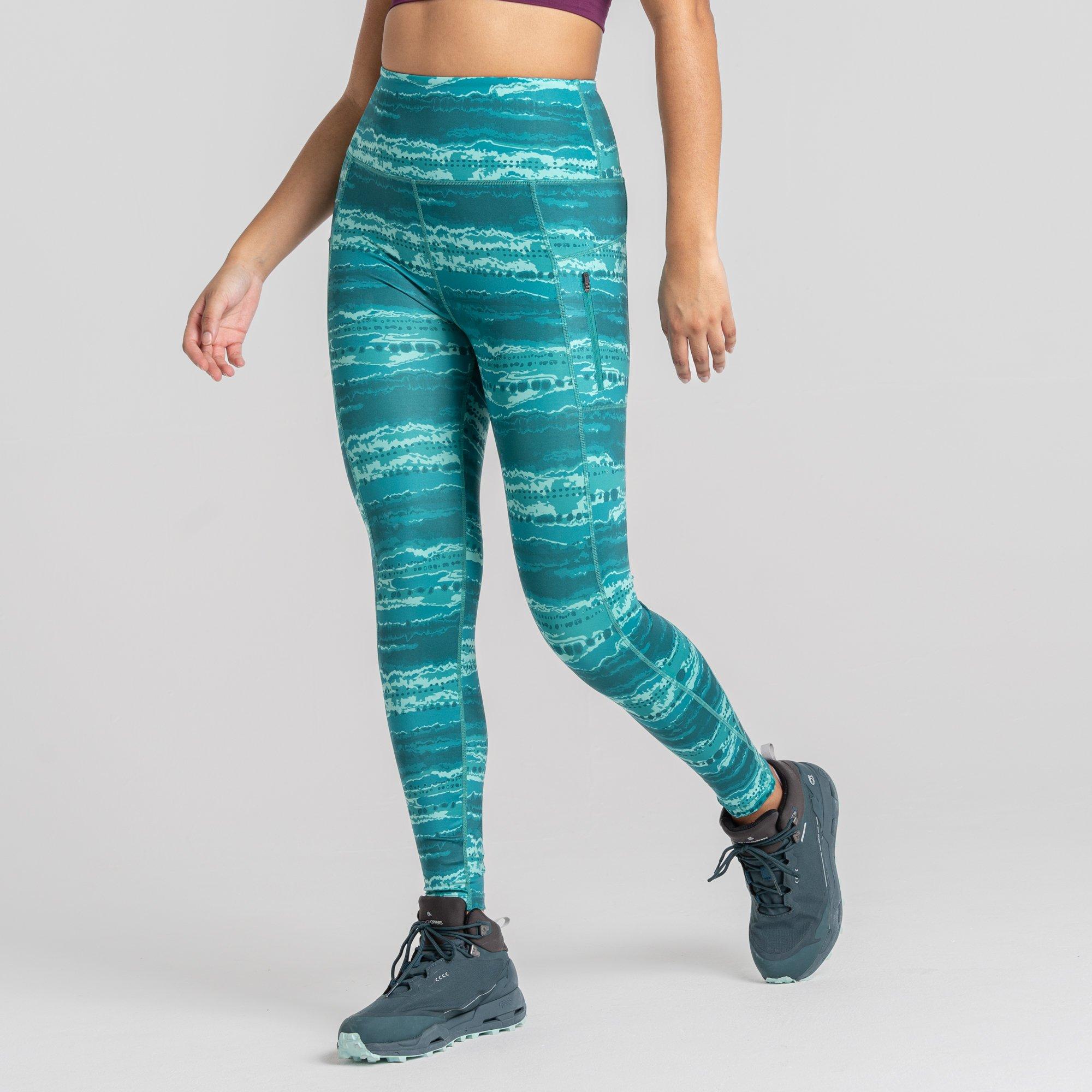 Craghoppers Women's Crag Kiwi Pro Leggings - Mysticgrn Pt - 8 R