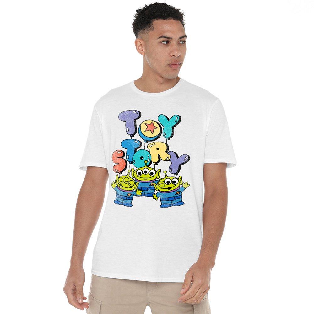 White - Disney - Toy Story Alien Balloons T-Shirt White - 1