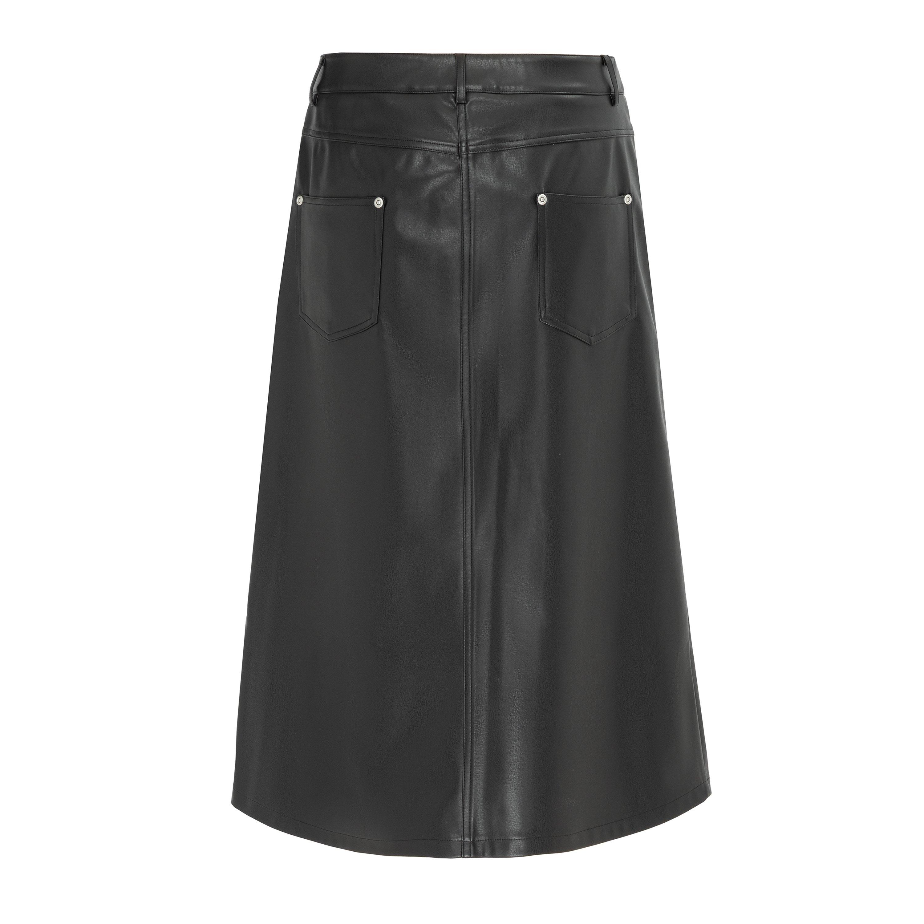 Black - I Saw It First - PU Max Skirt Ladies - 2