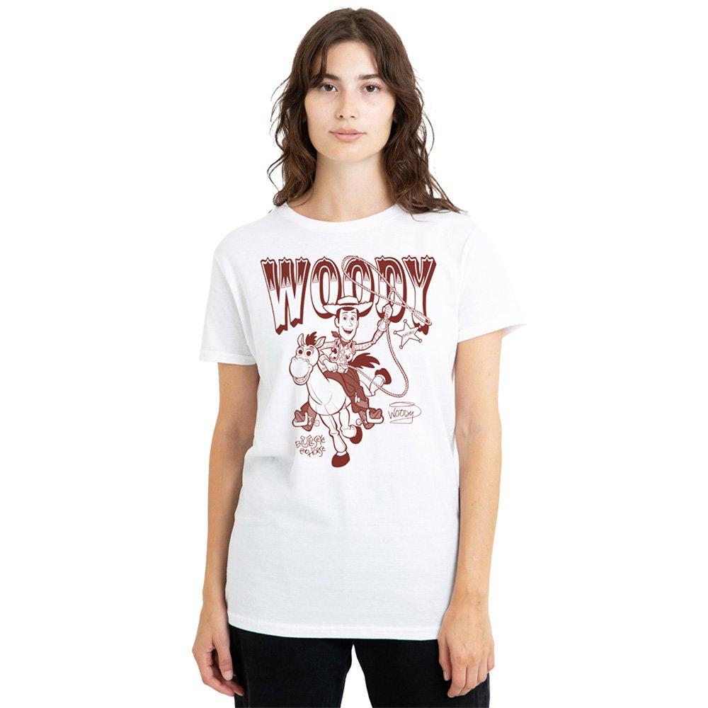 White - Disney - Toy Story Woody Bullseye Ride T Shirt White - 1
