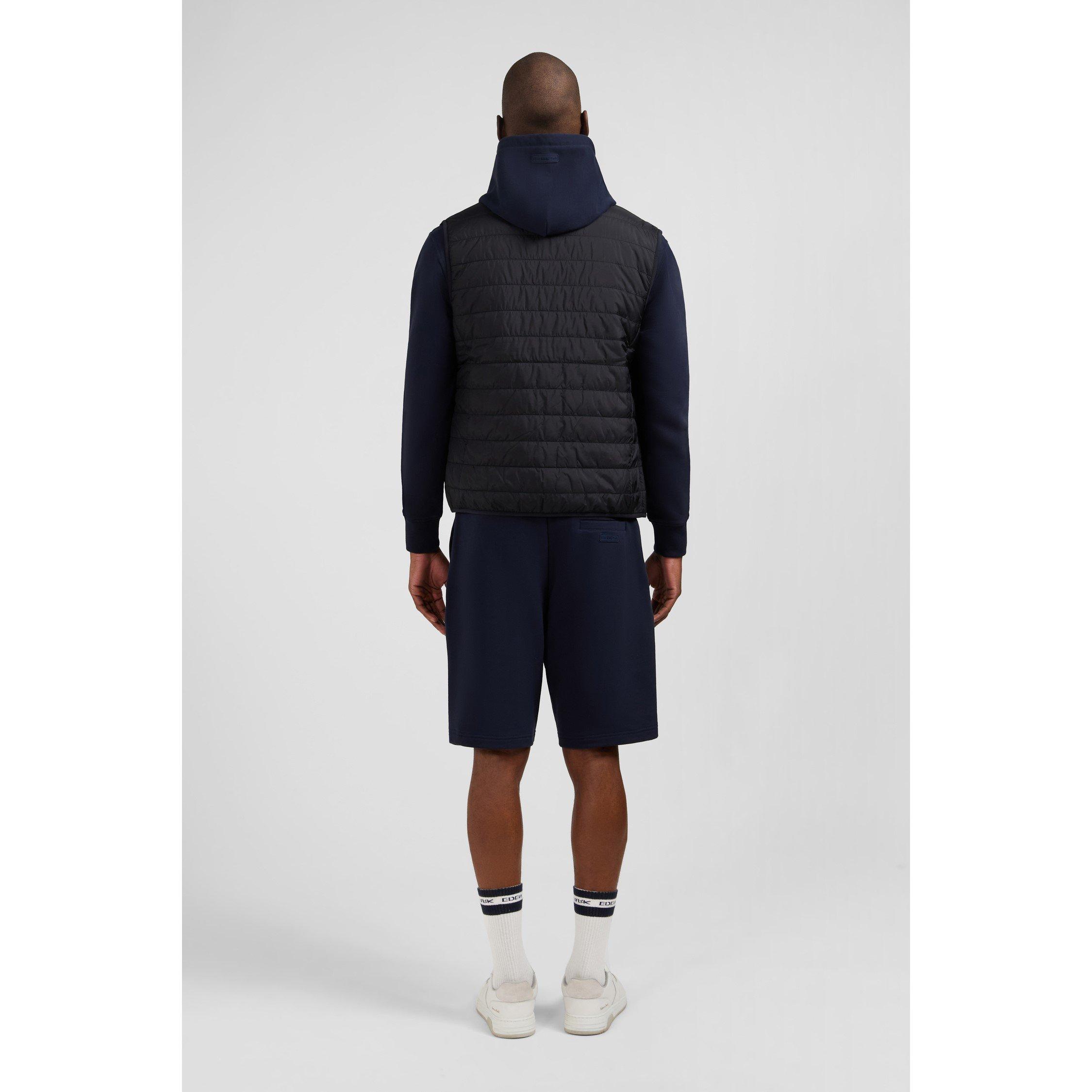 No - Eden Park - Men's Navy Blue Sleeveless Water-Repellent Puffa Jacket - 5