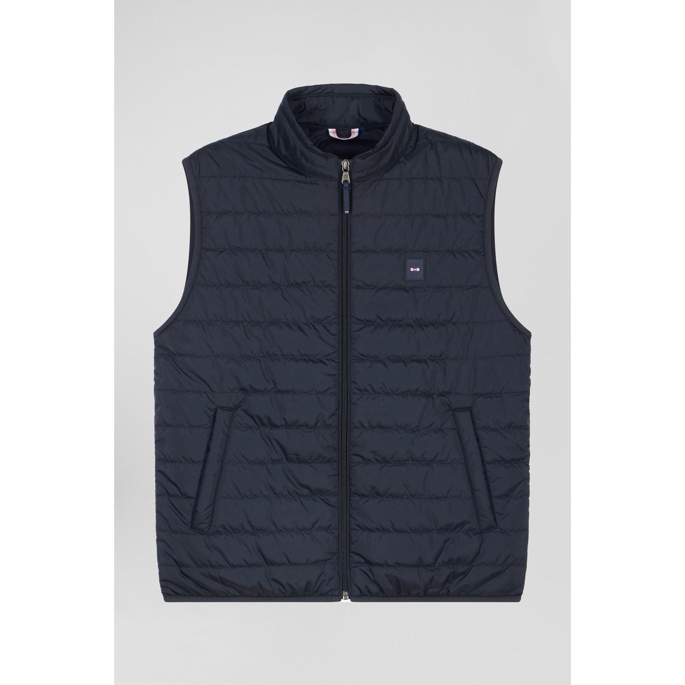 Eden Park Men's Navy Blue Sleeveless Water-repellent Puffa Jacket In Blf