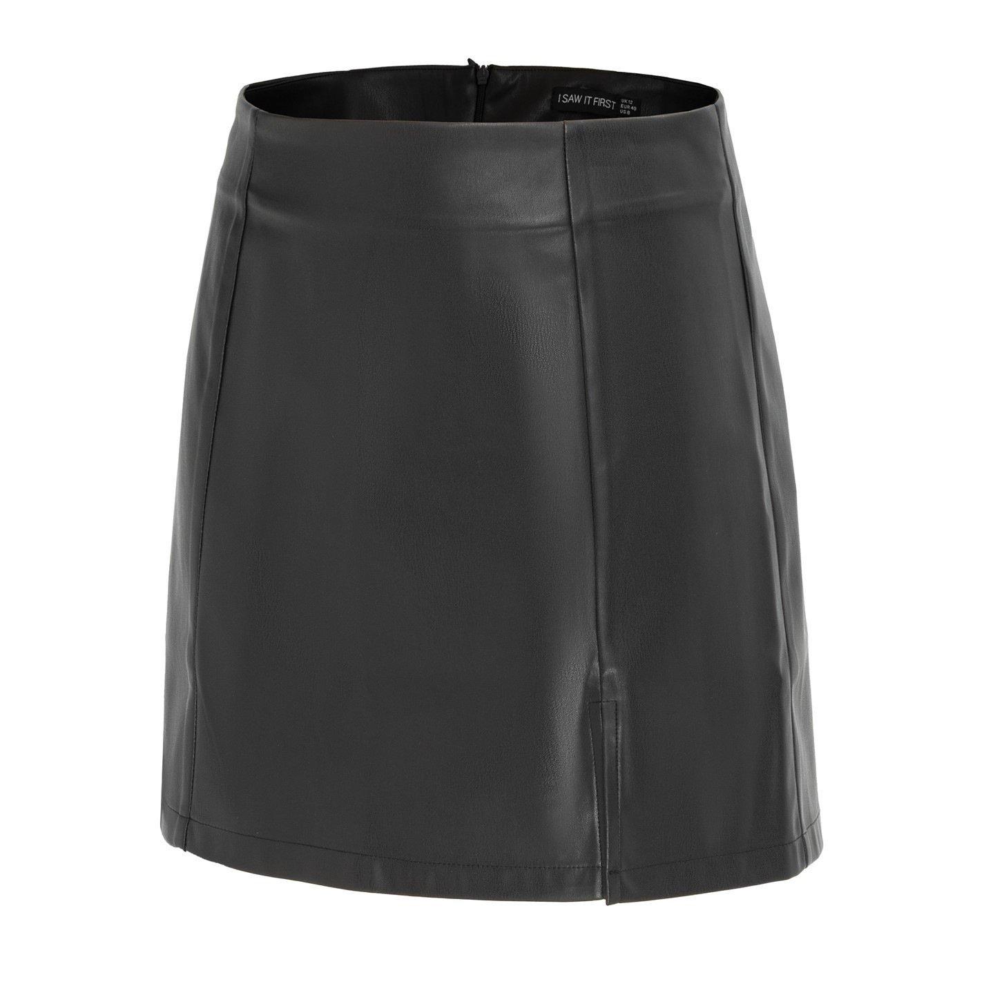 Black - I Saw It First - PU Mini Skirt Ladies - 3