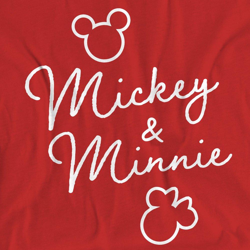 Red - Disney - Mickey And Minnie Classic Signatures T-Shirt Red - 2