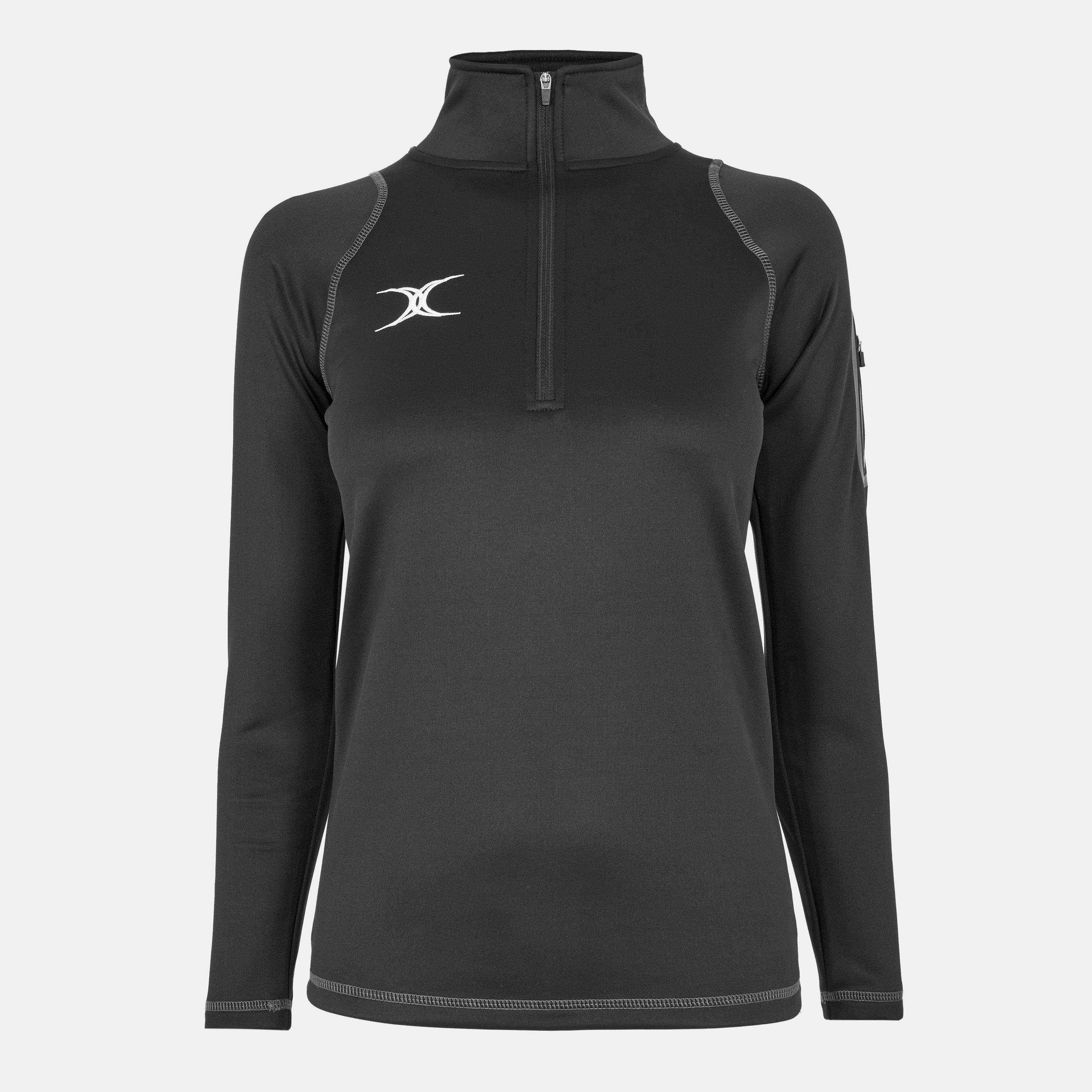 Black - Gilbert - Womens 1/4 Zip Fleece - 1