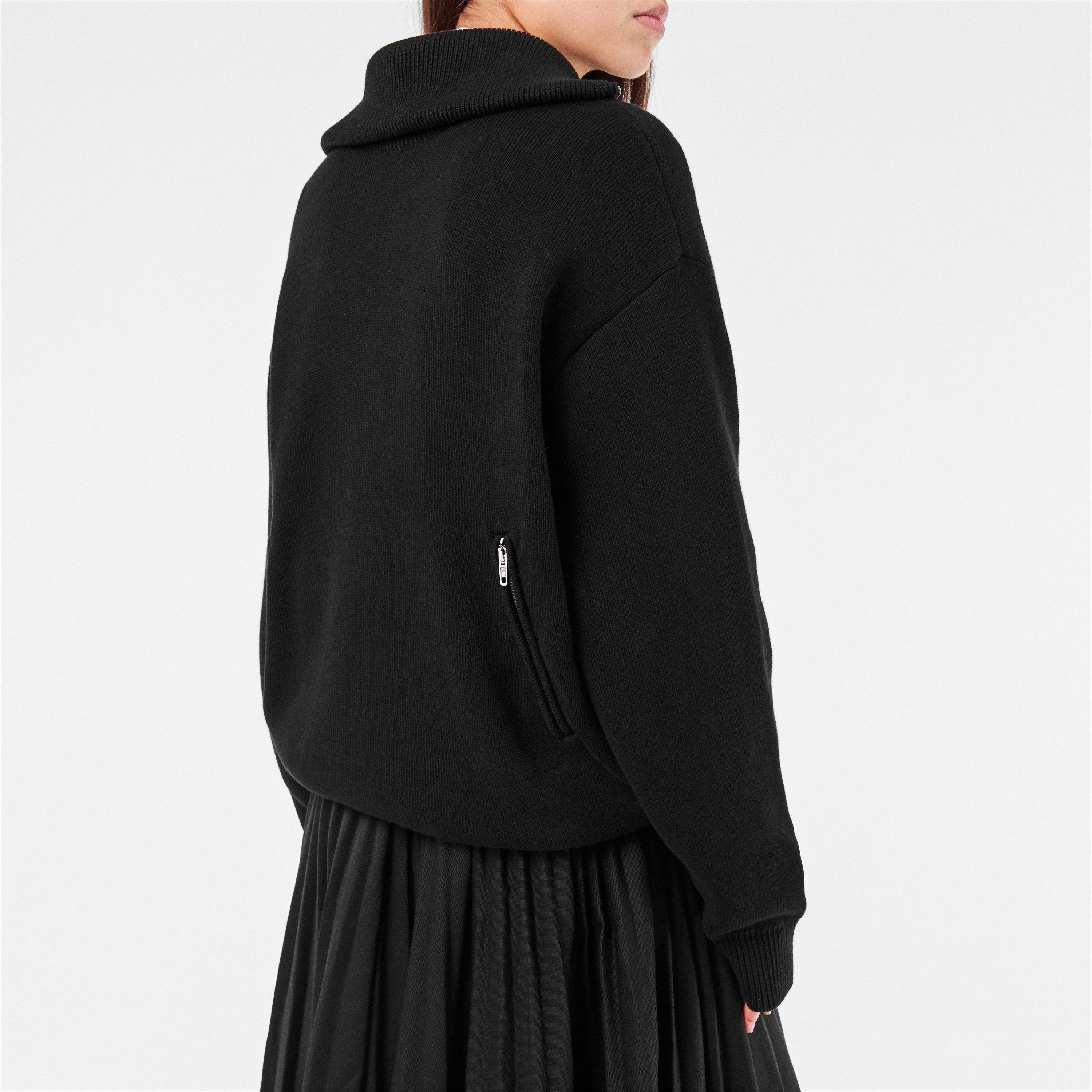Black - Balenciaga - Women's Crew Neck Jumper - 5