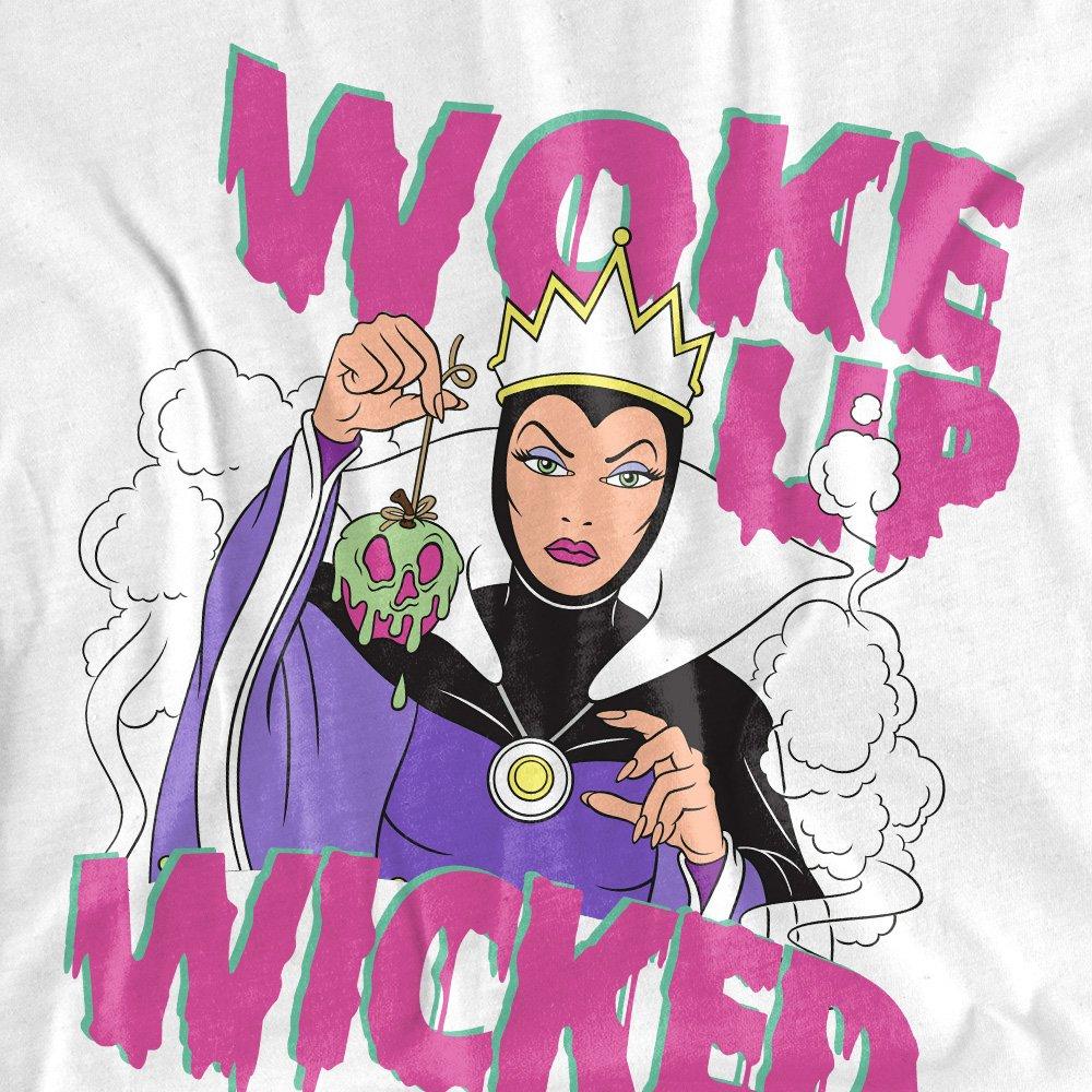 White - Disney - Woke Up Wicked T-Shirt White - 2